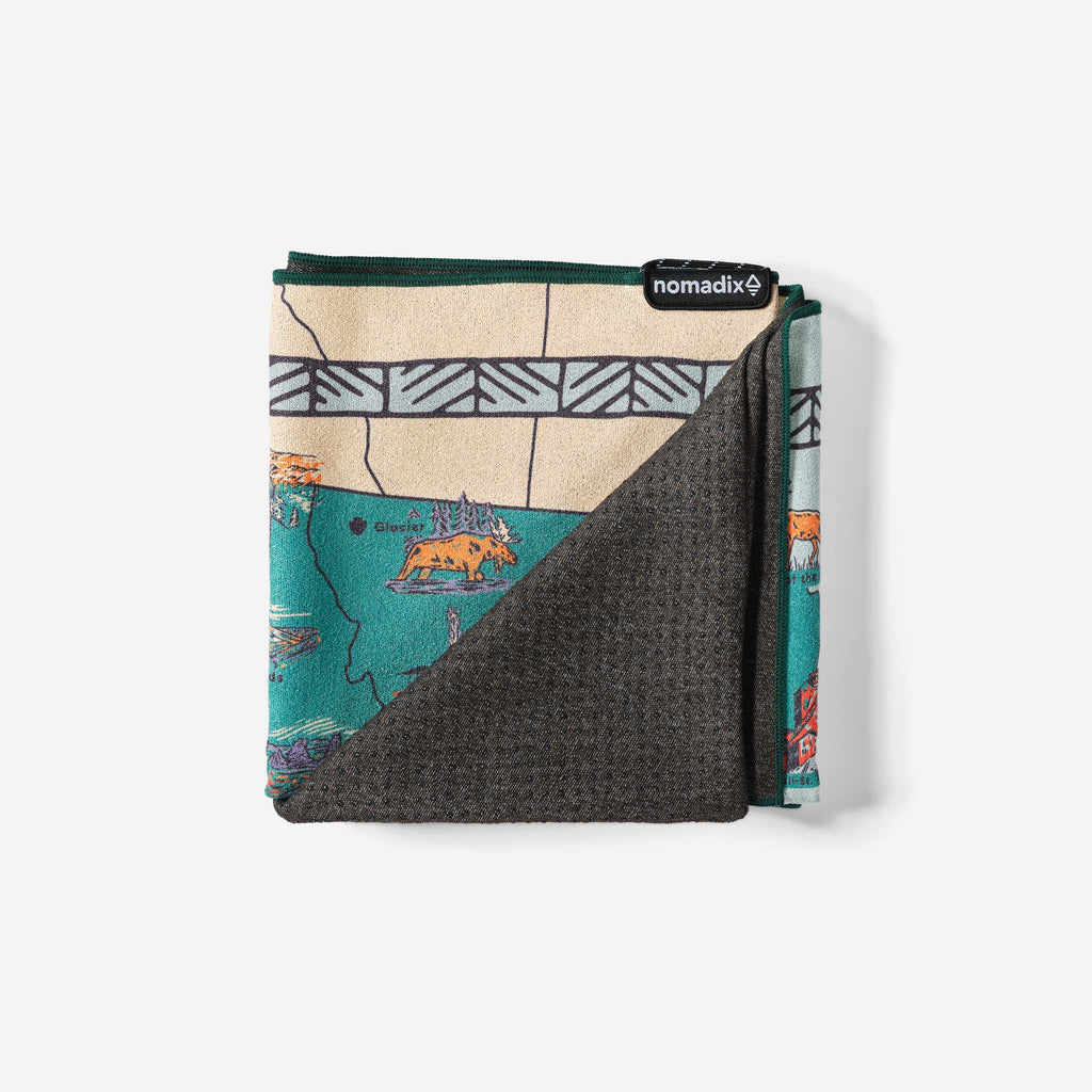 Car Seat Cover Towel: National Parks and Monuments Map