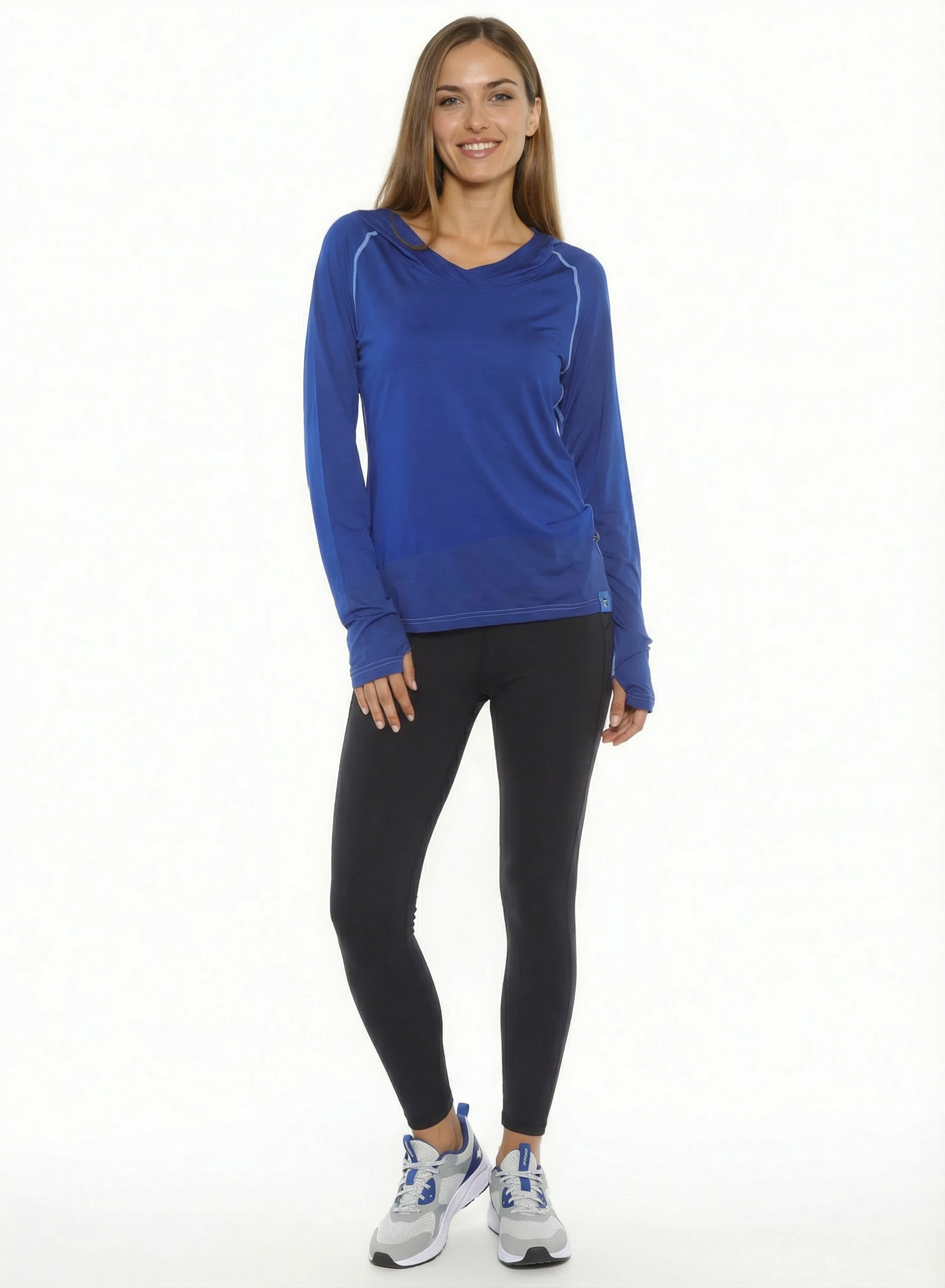 White Water Seaside Performance Hoody, Royal Blue