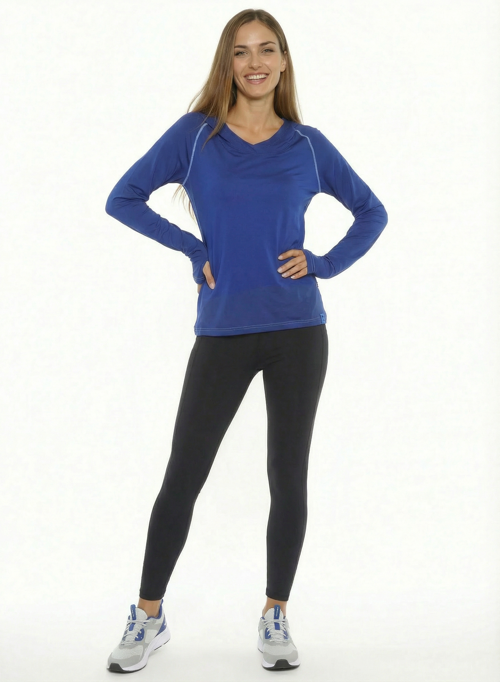 White Water Seaside Performance Hoody, Royal Blue