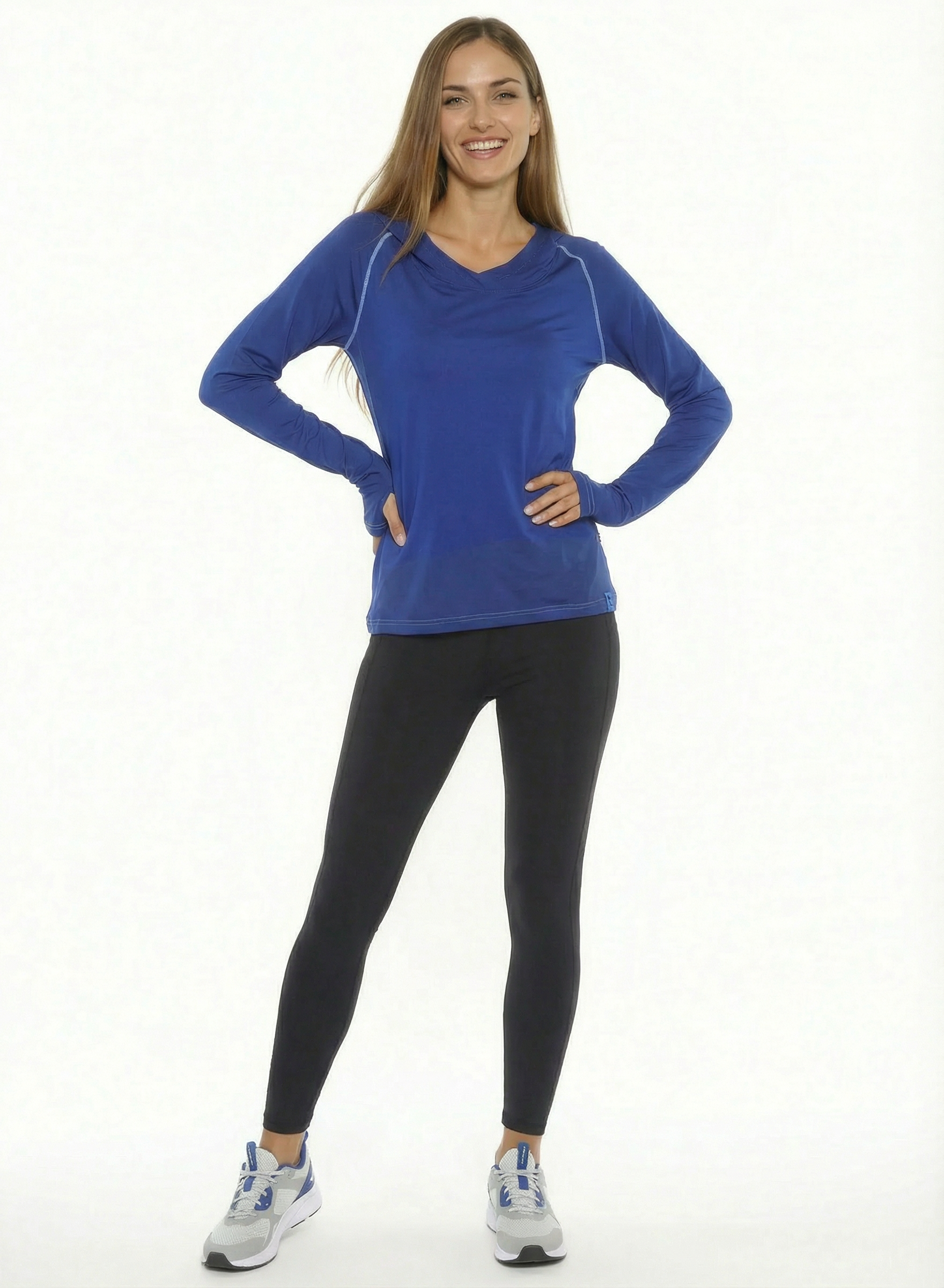 White Water Seaside Performance Hoody, Royal Blue