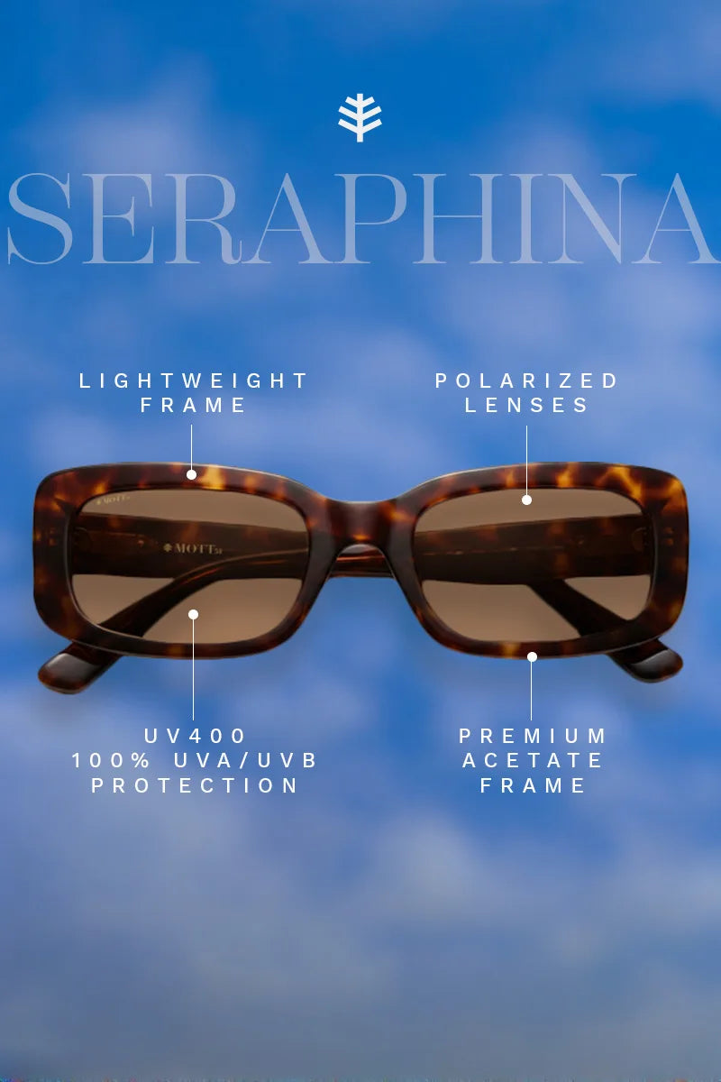 Seraphina | Polarized Sunglasses | Black