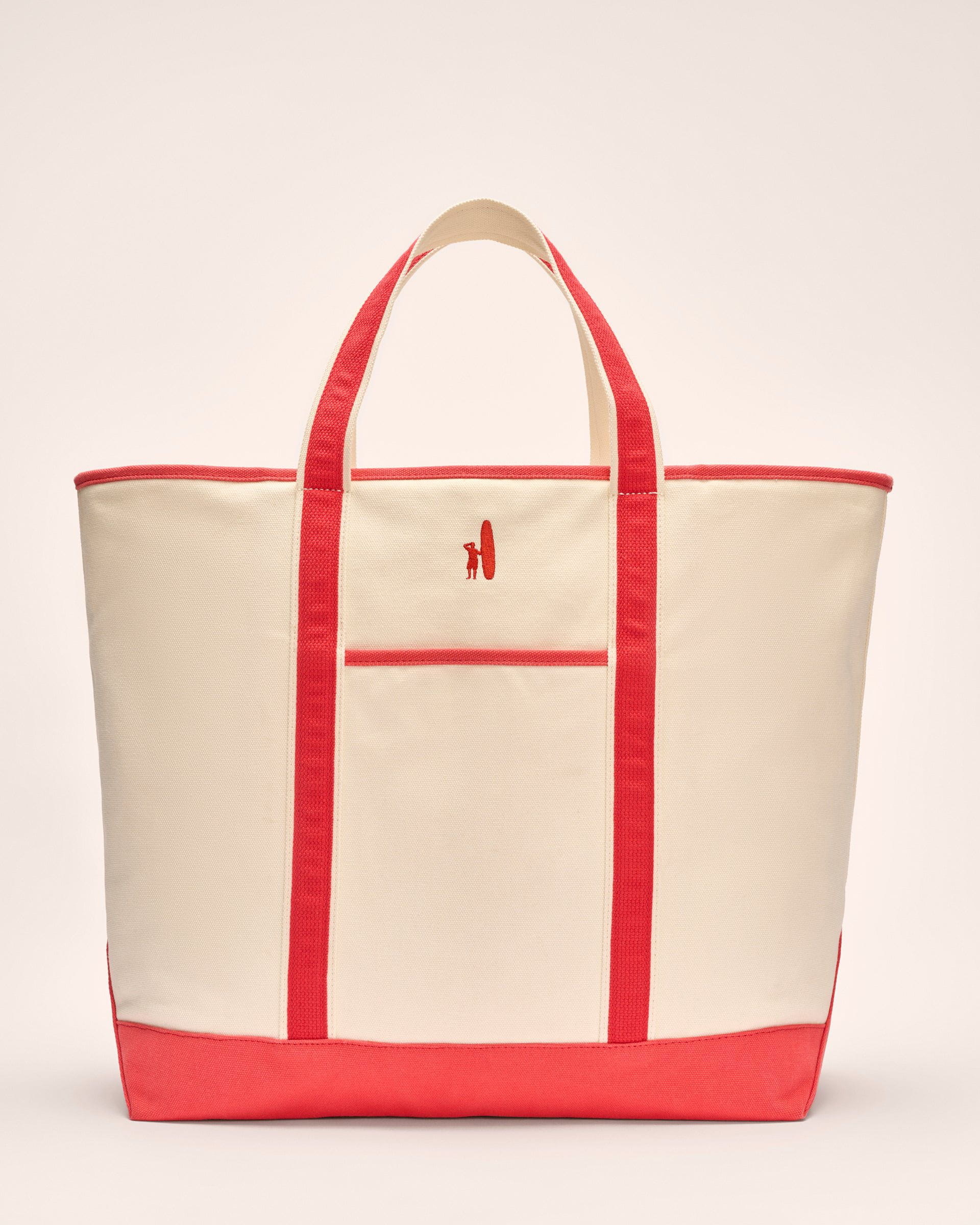 Johnnie-O Color Block Canvas Tote Bag
