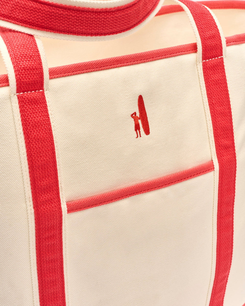 Johnnie-O Color Block Canvas Tote Bag