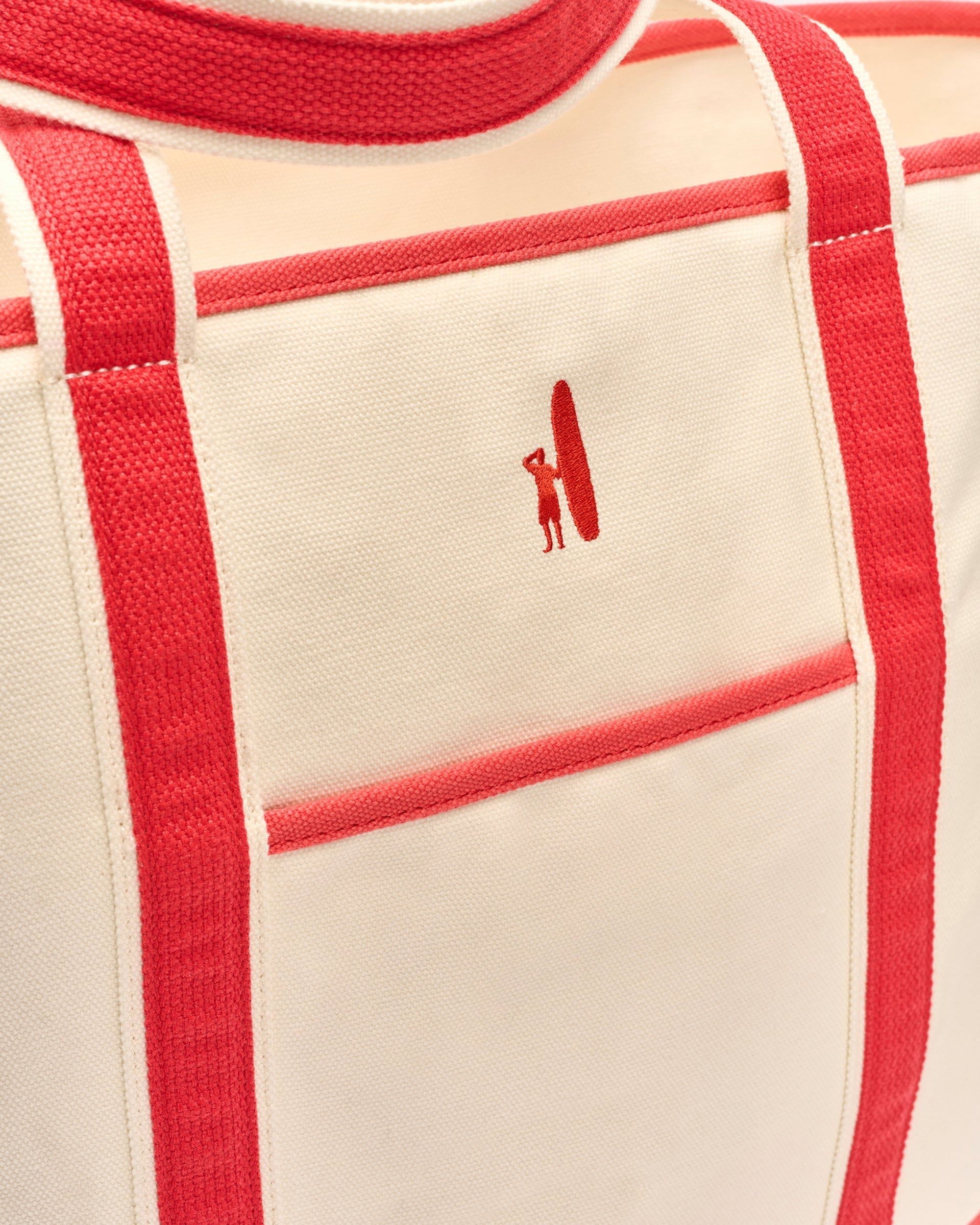 Johnnie-O Color Block Canvas Tote Bag