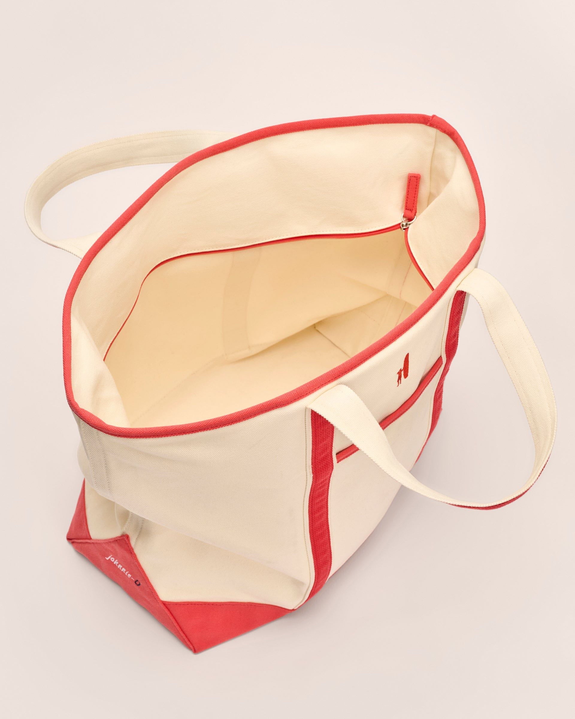 Johnnie-O Color Block Canvas Tote Bag