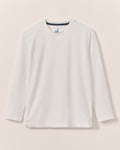 Johnnie-O The Course Jr. Performance Long Sleeve T-Shirt, White