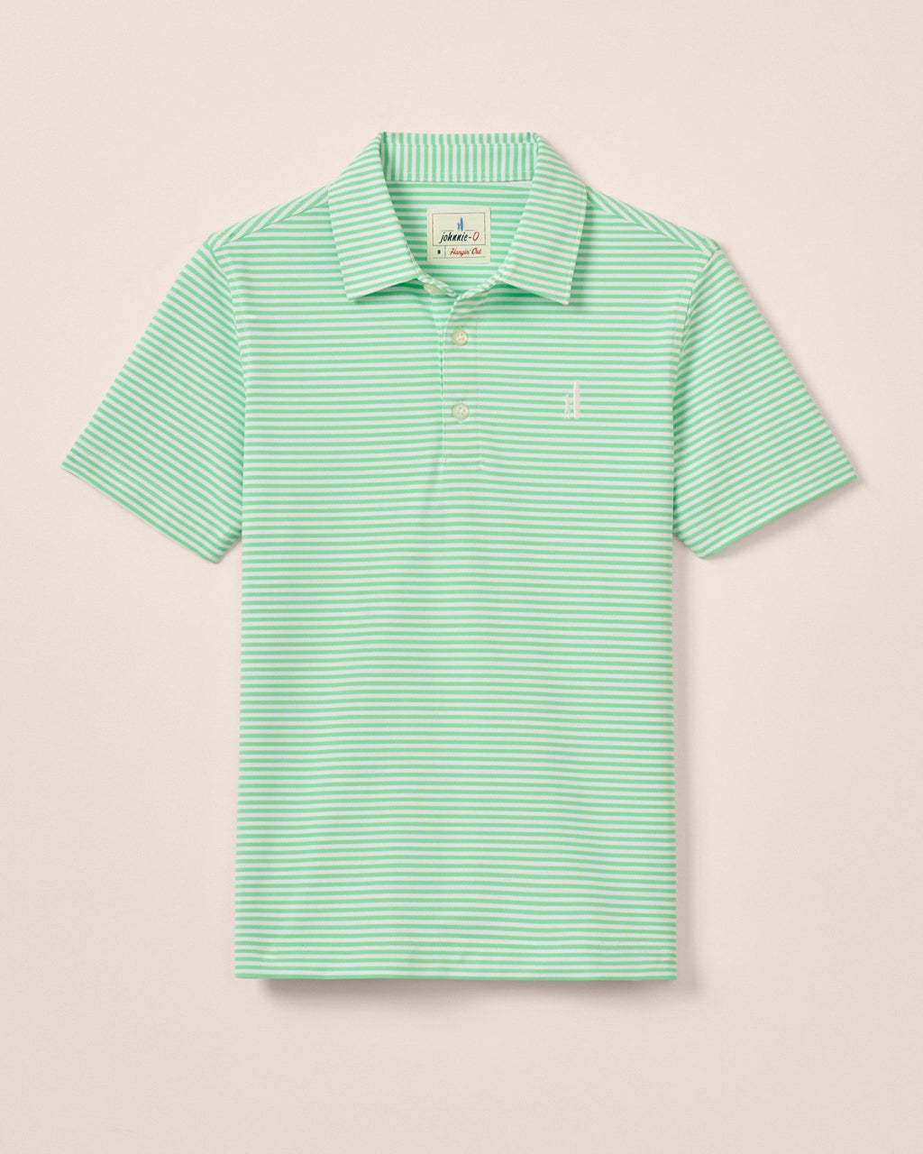 Johnnie-O Performance Mesh Jr. Polo - Hunter Stripe