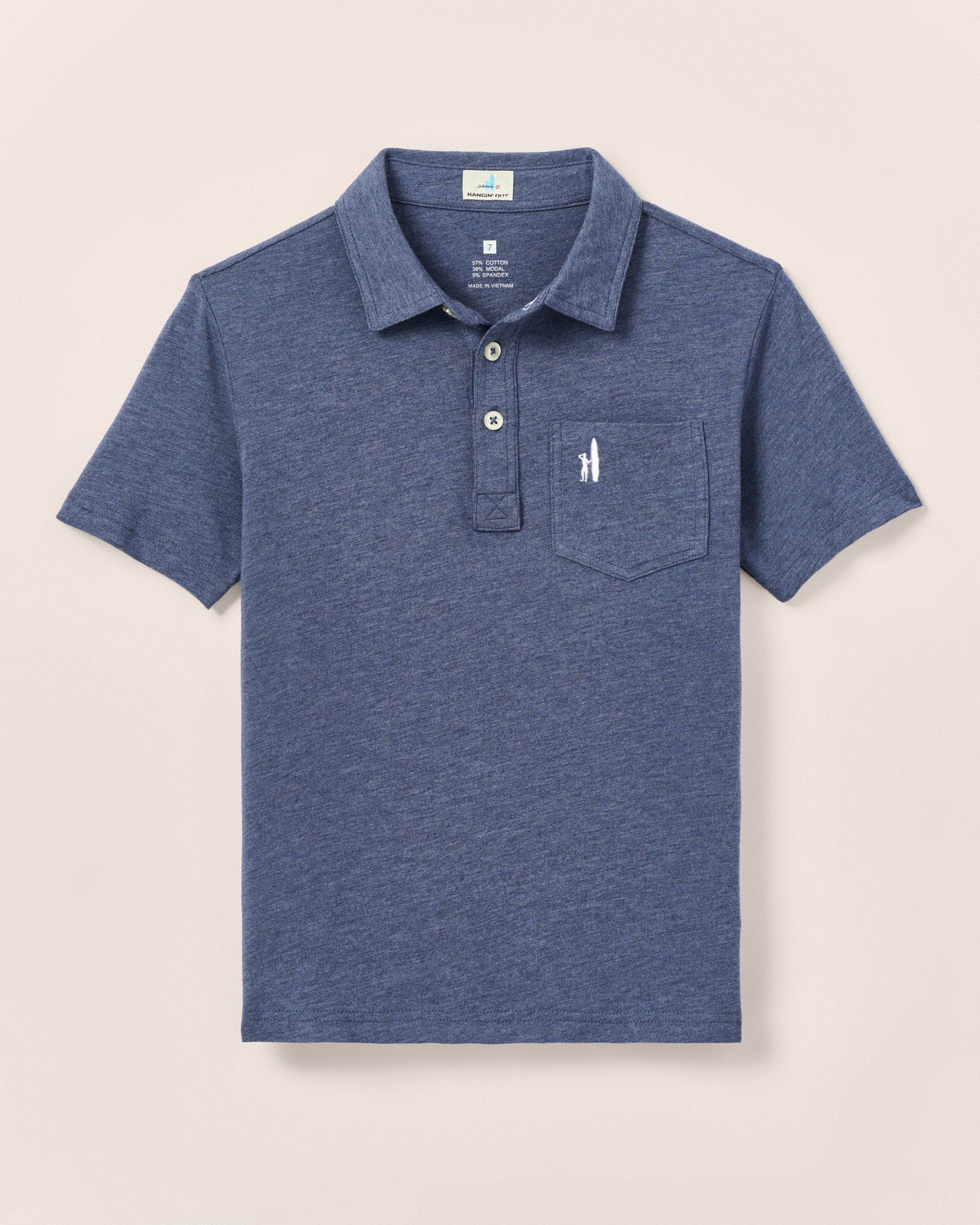 Johnnie-O Original Jr. Polo - Heathered 2.0