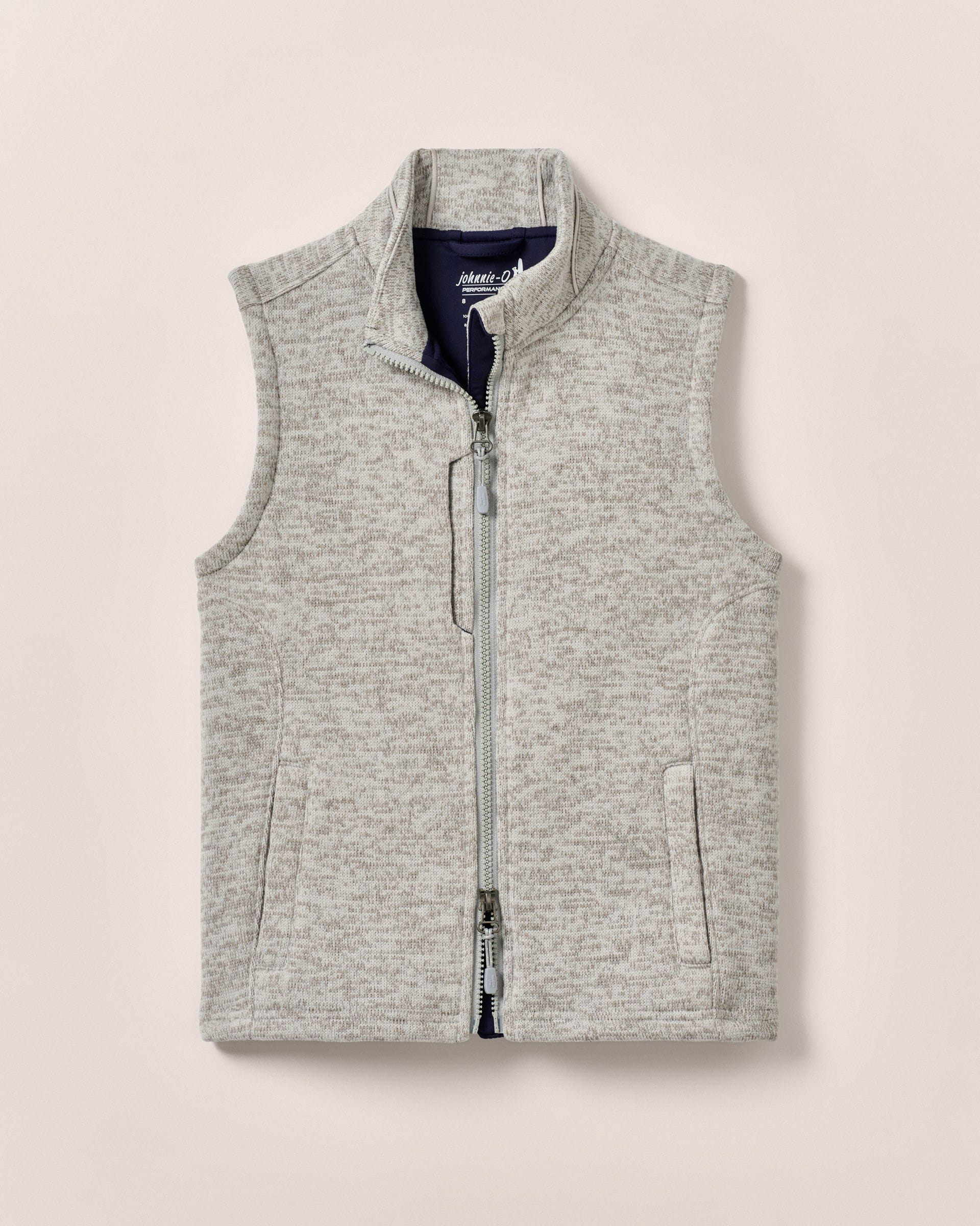 Johnnie-O Denalis Jr. Double-Zip Fleece Vest