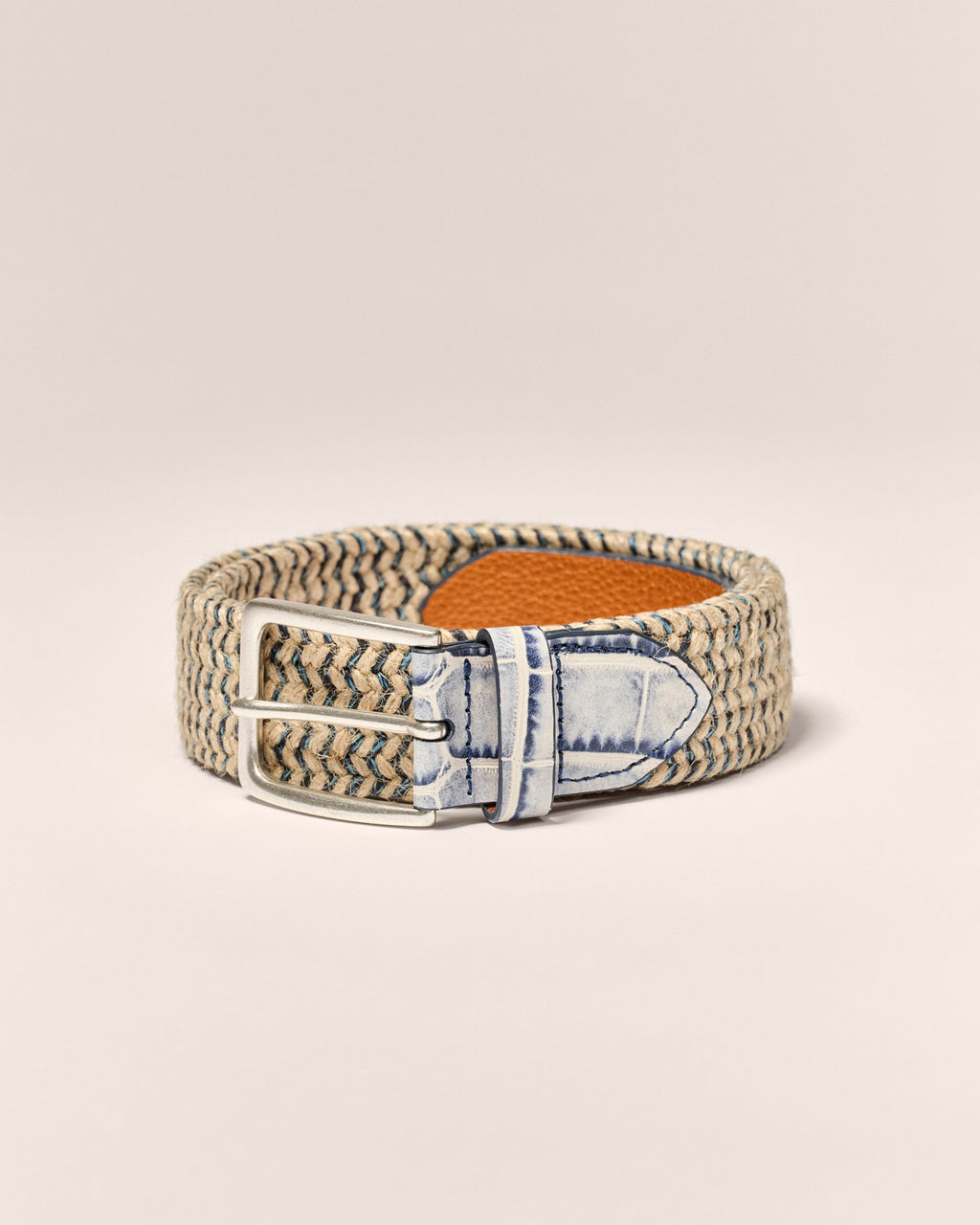 Johnnie-O Crocco Tip Italian Linen Belt