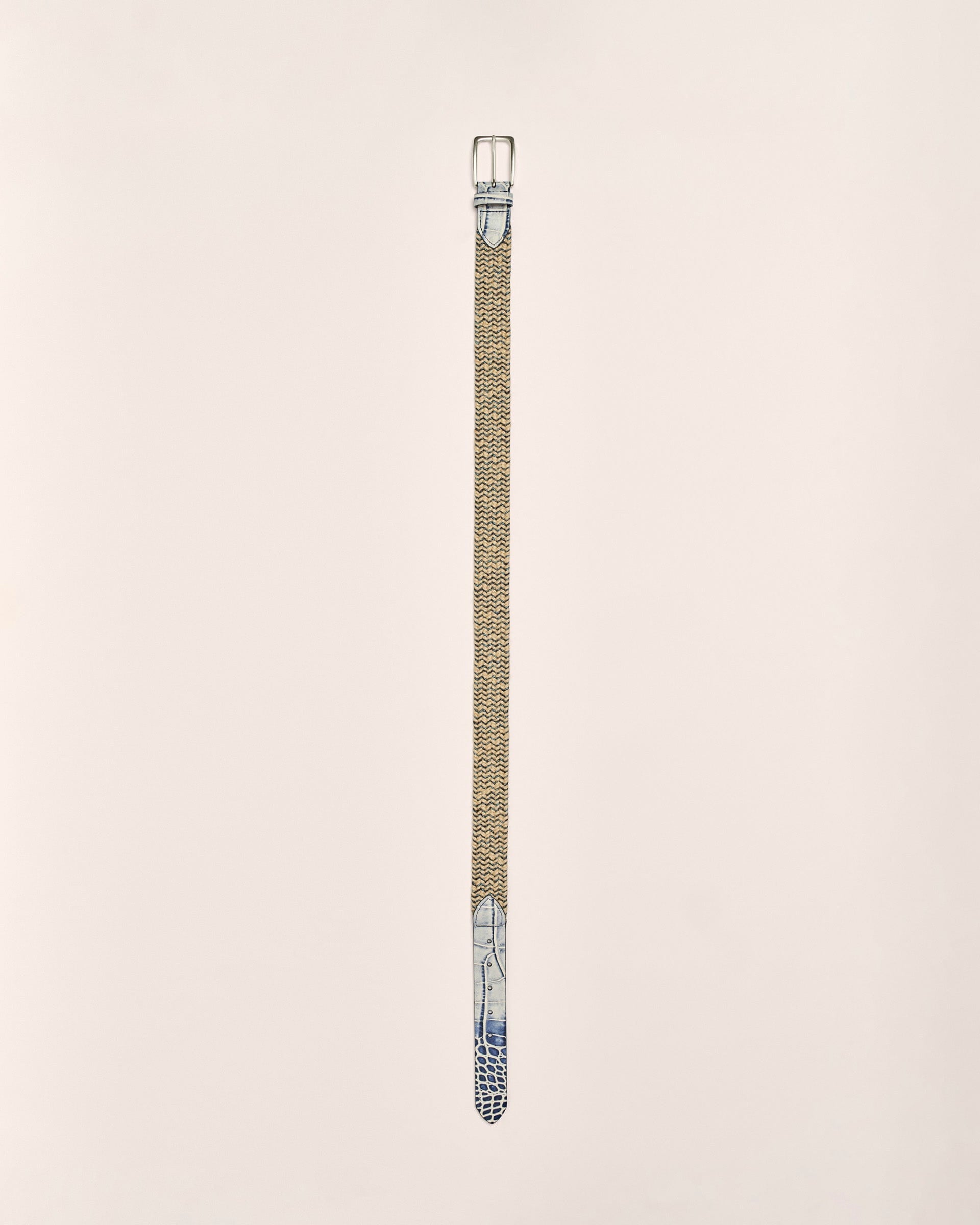 Johnnie-O Crocco Tip Italian Linen Belt