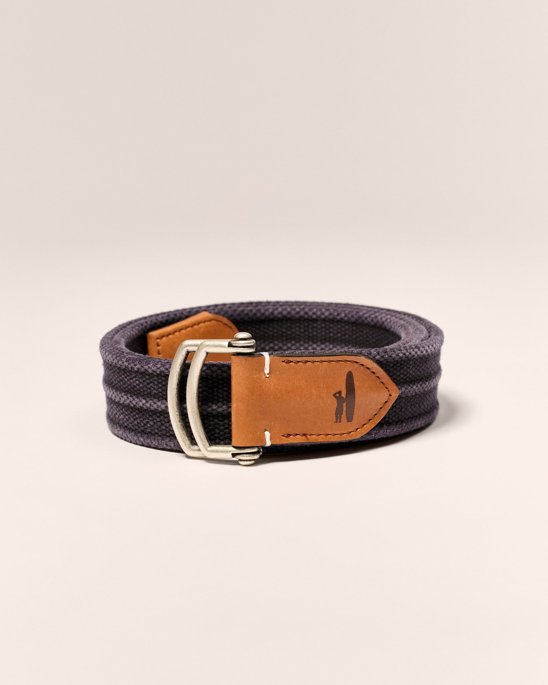 Johnnie-O Brentwoods Washed Canvas Belt, Black