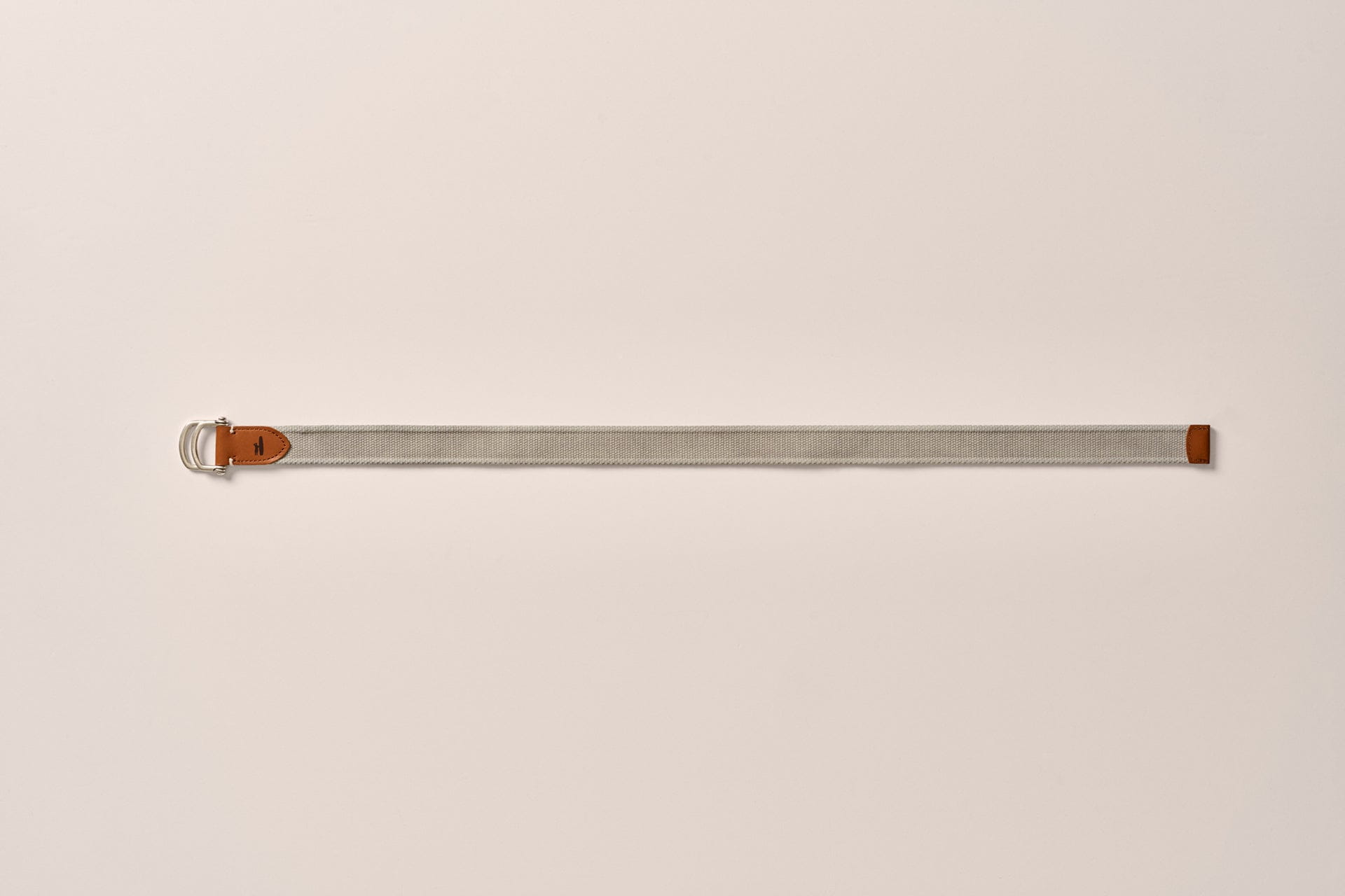 Johnnie-O Brentwoods Washed Canvas Belt, Light Gray