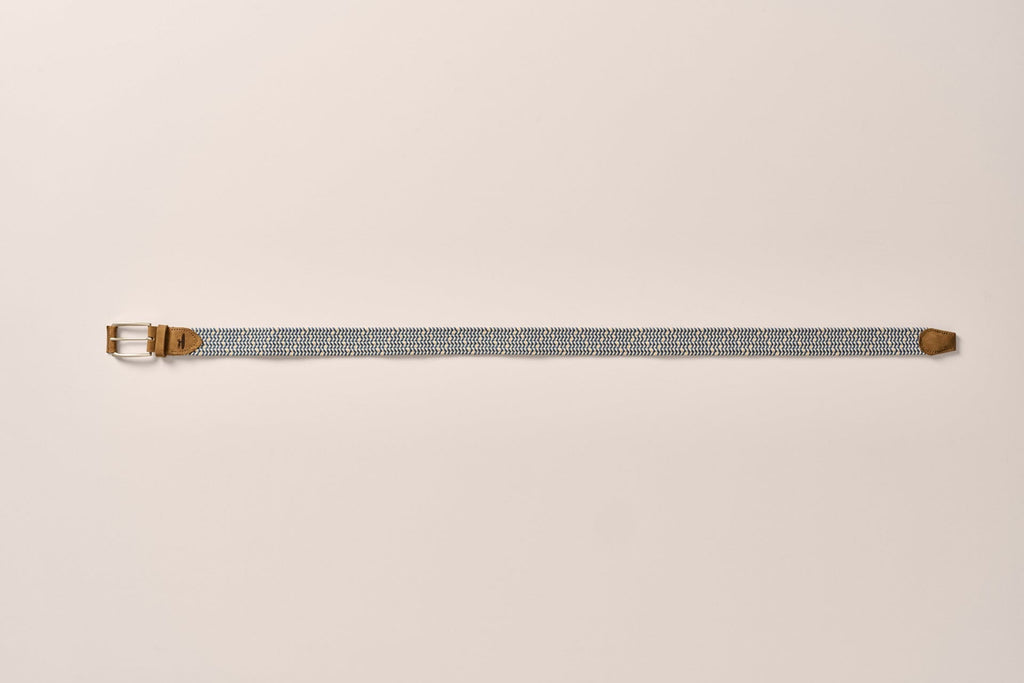 Johnnie-O Cotton Stretch Belt, Sand