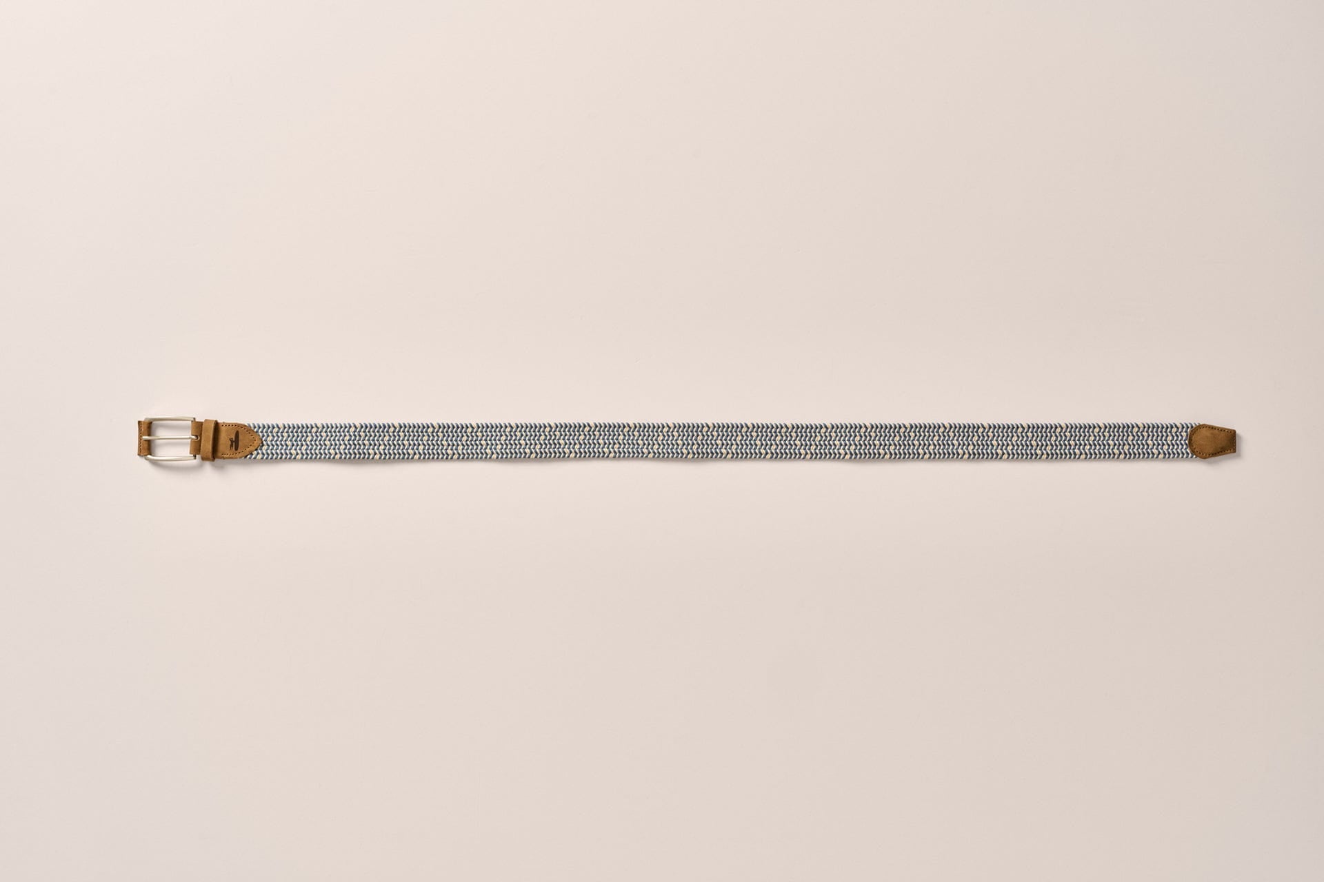 Johnnie-O Cotton Stretch Belt, Sand