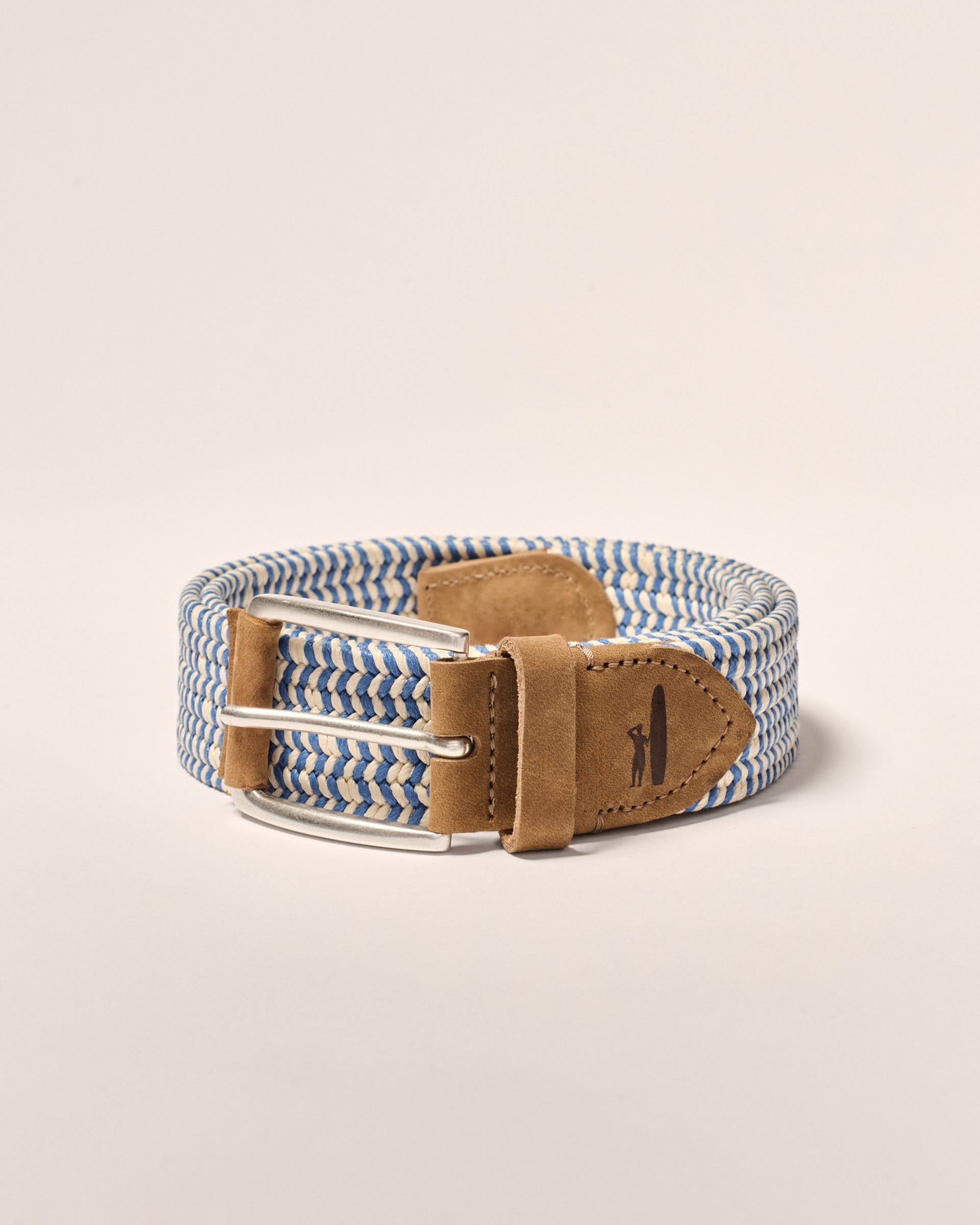 Johnnie-O Cotton Stretch Belt, Sand