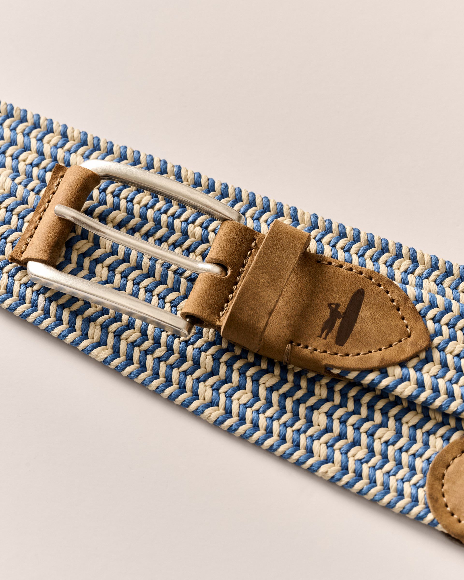 Johnnie-O Cotton Stretch Belt, Sand