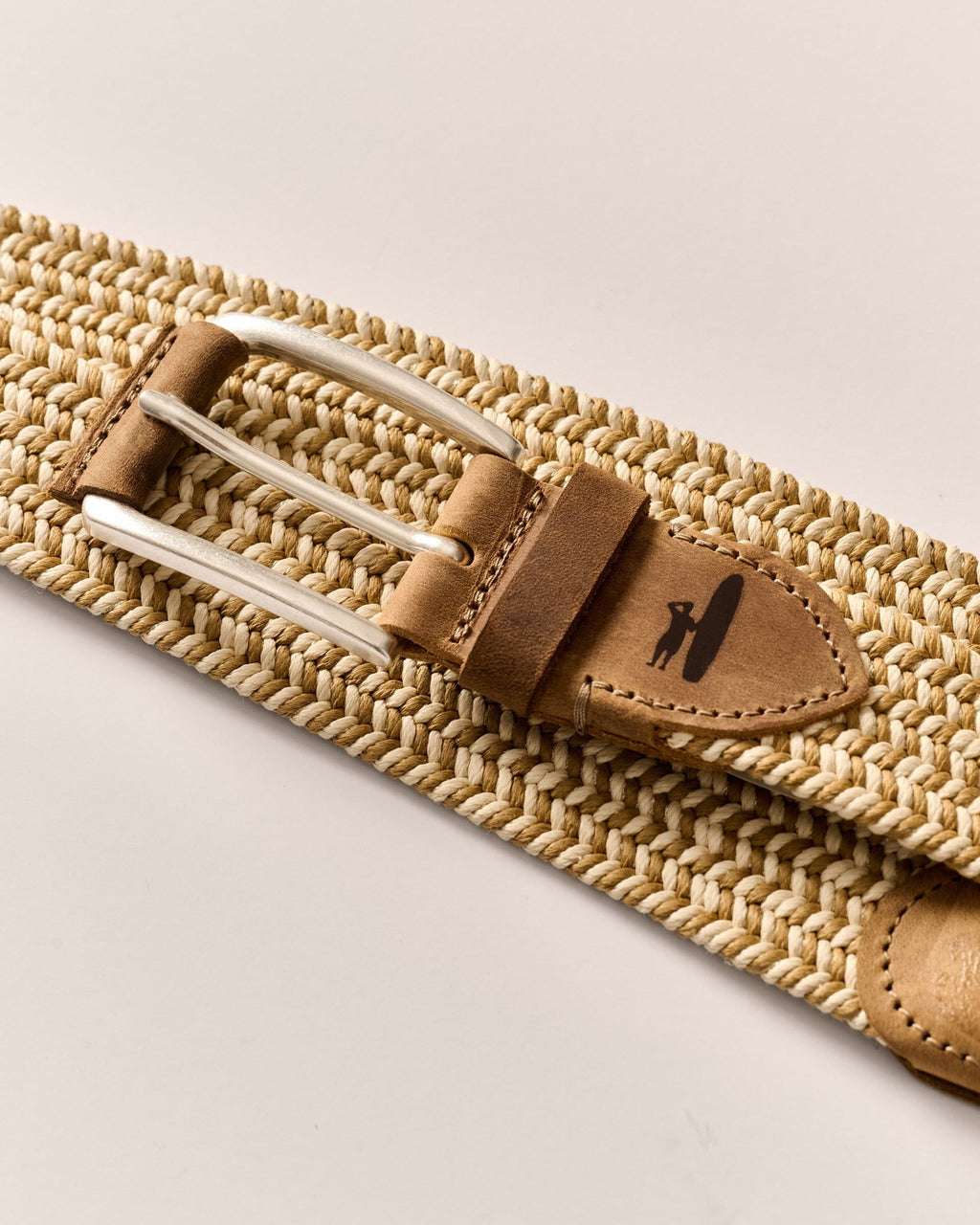 Johnnie-O Cotton Stretch Belt, Wheat