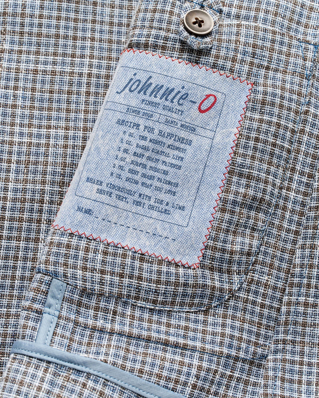 Johnnie-O Bowden Top Shelf Wool Cotton Sport Coat, Navy