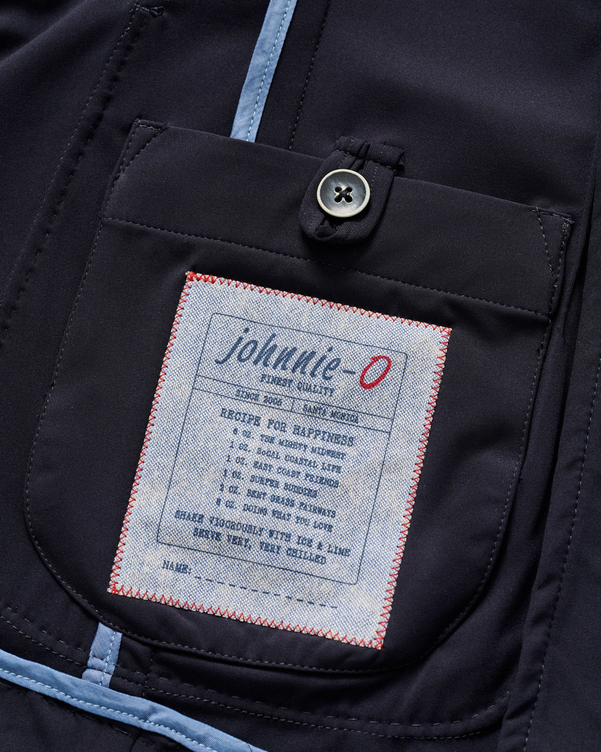 Johnnie-O Hoffman Top Shelf Performance Stretch Knit Blazer, Navy