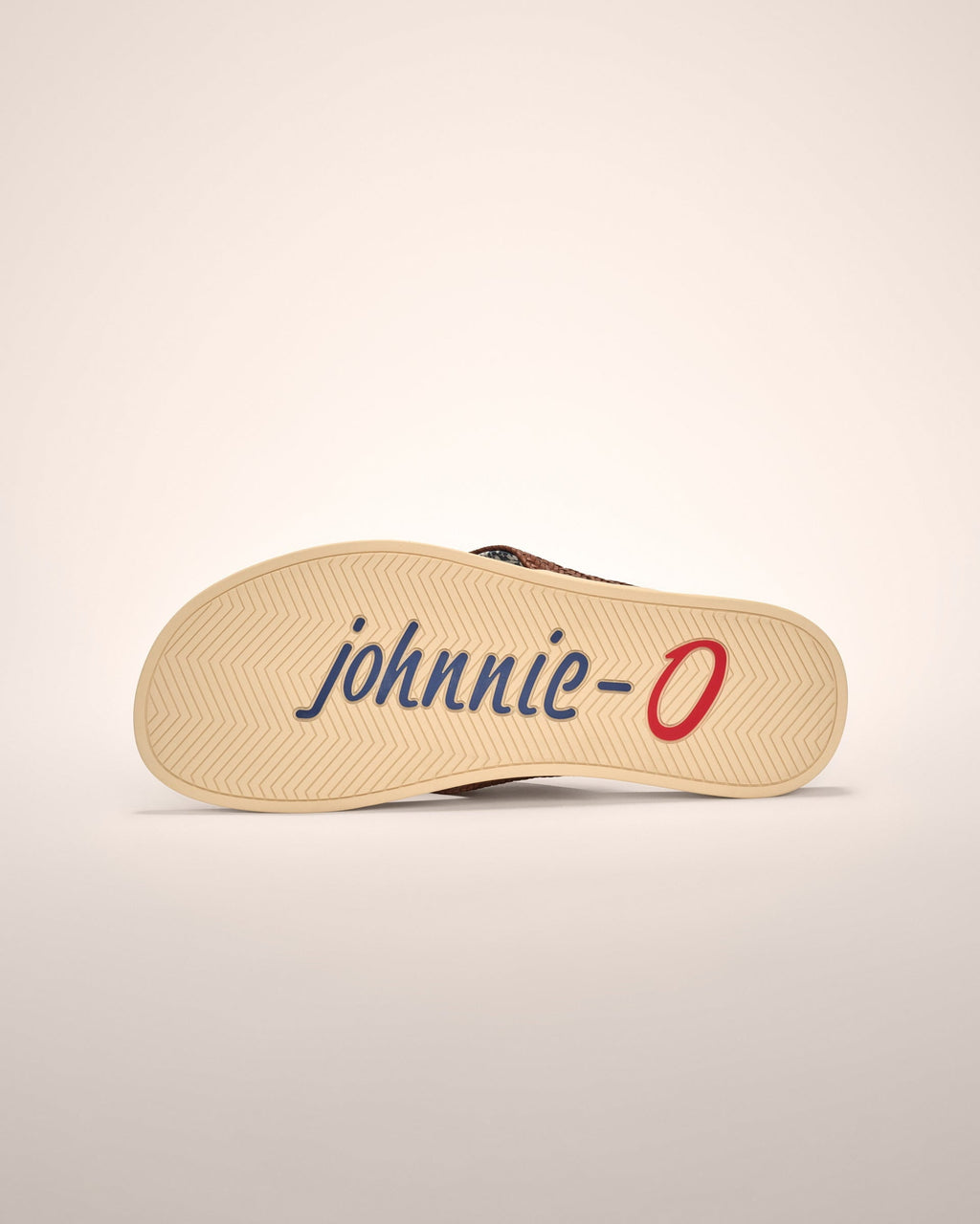 Johnnie-O Boardwalk Woven Faux Leather Sandal, Tan