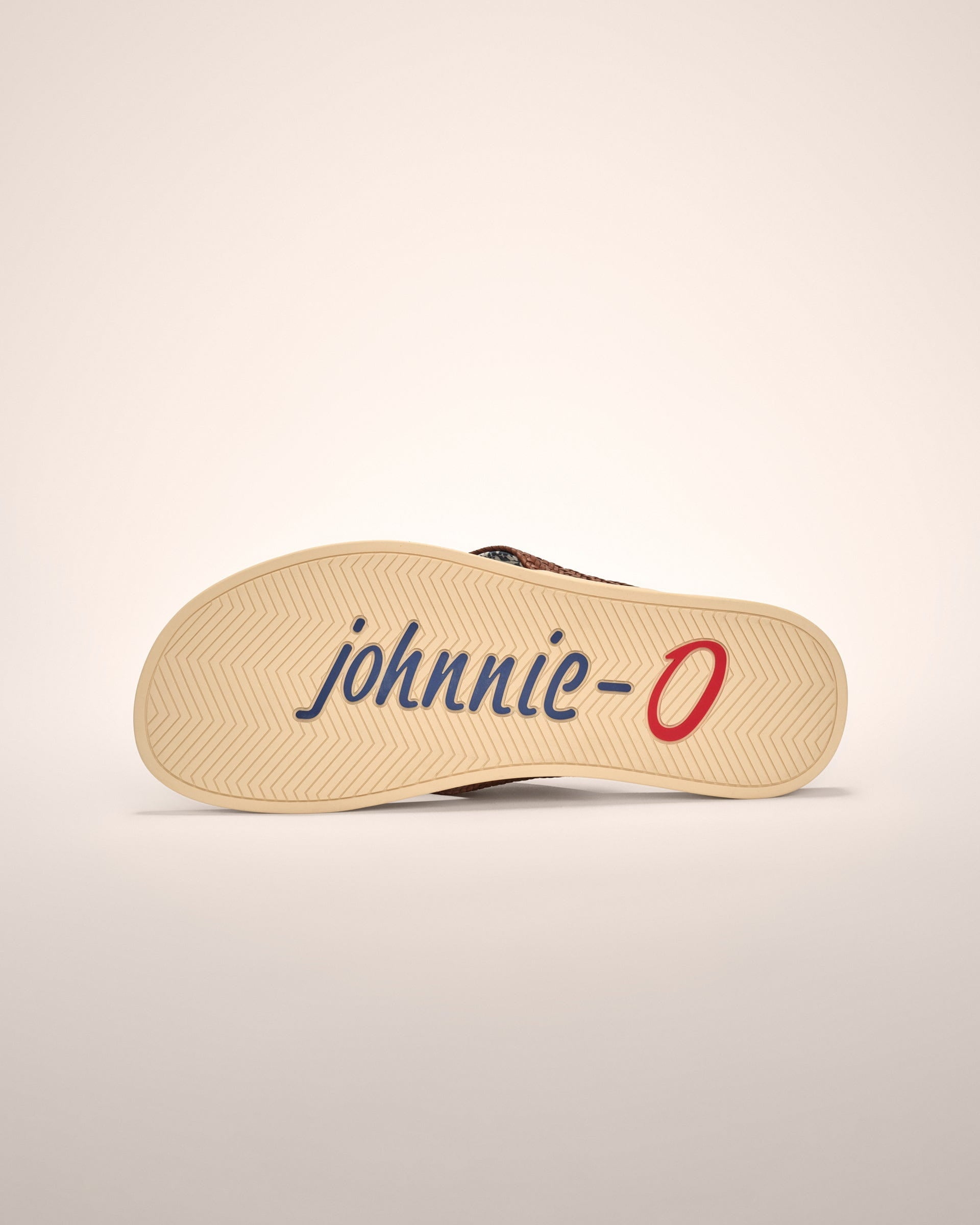 Johnnie-O Boardwalk Woven Faux Leather Sandal, Tan