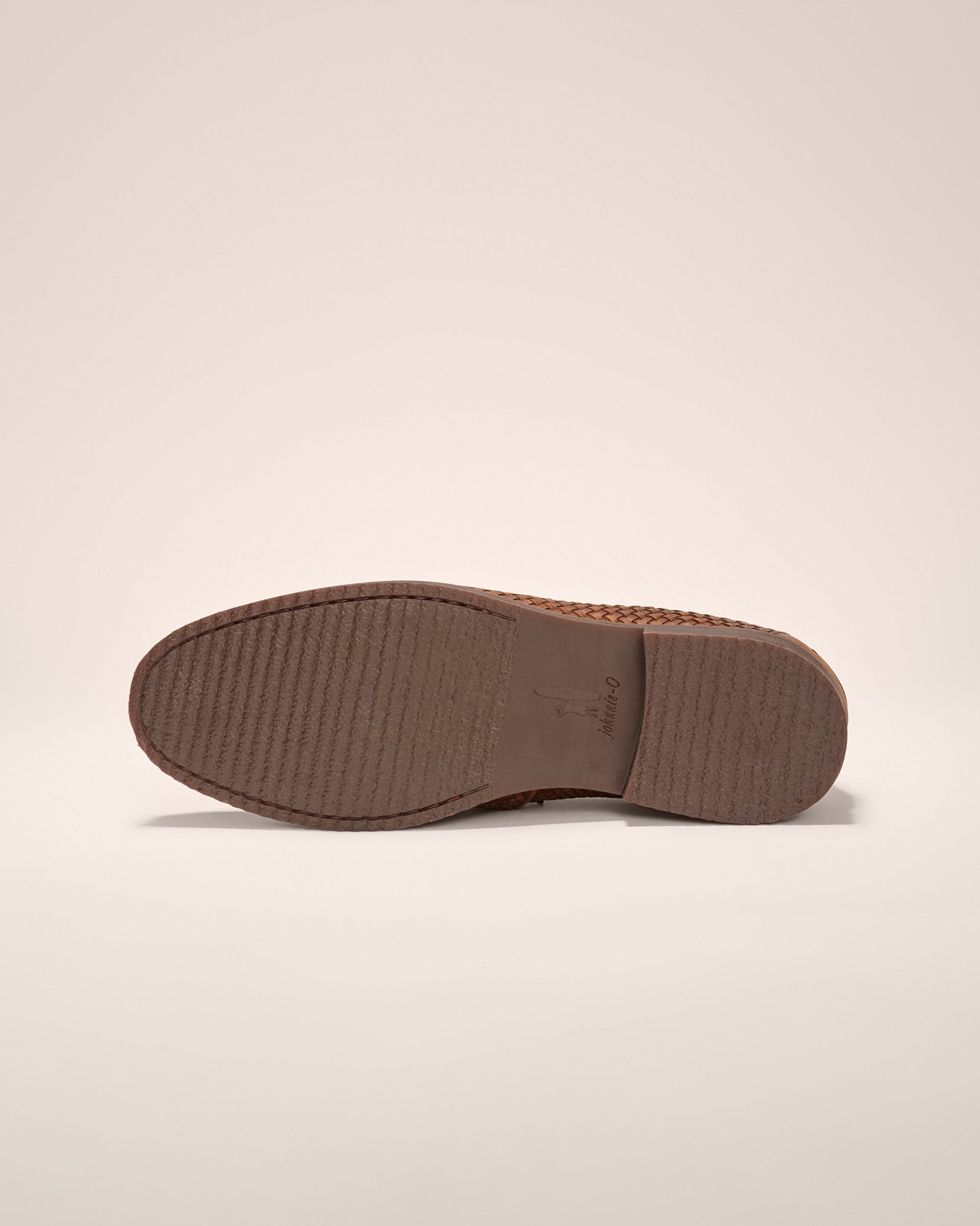 Johnnie-O J-Flex Coronado Woven Leather Penny Loafer, Brown