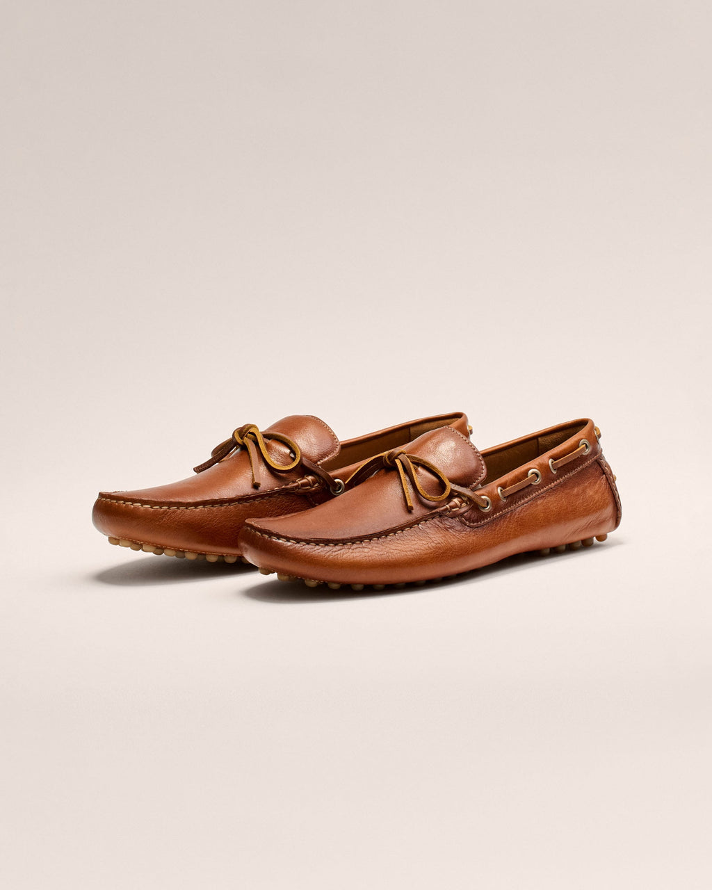 Johnnie-O Leather Getaway Driver, Cognac