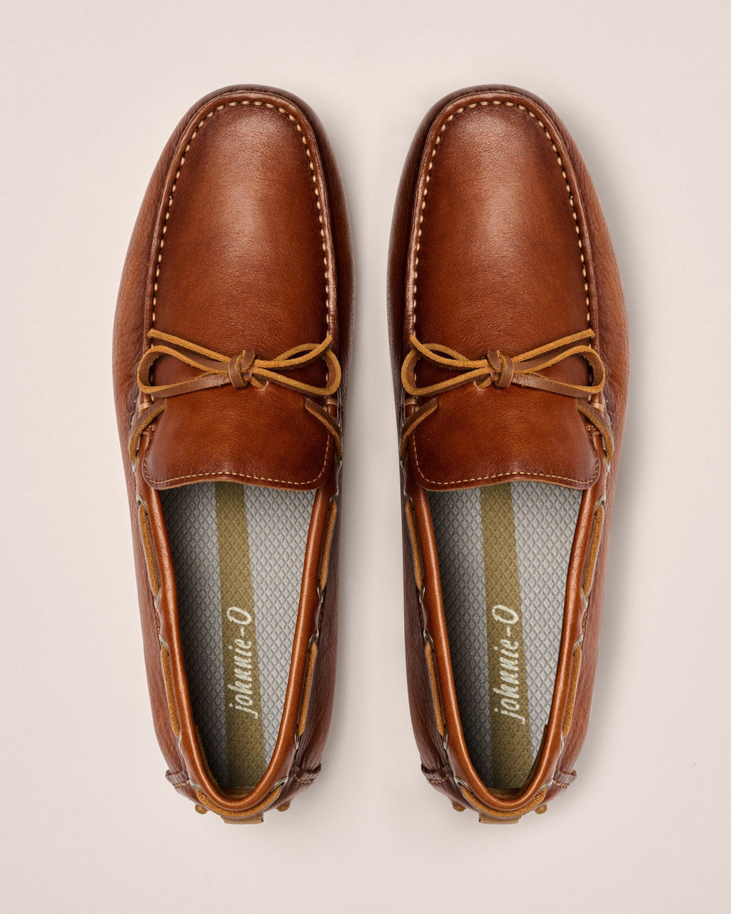 Johnnie-O Leather Getaway Driver, Cognac