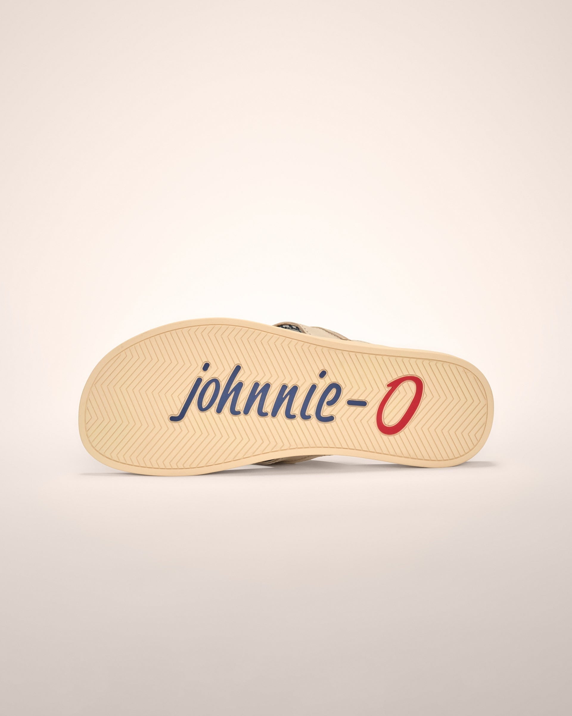 Johnnie-O Starboard Leather Sandal, Gray