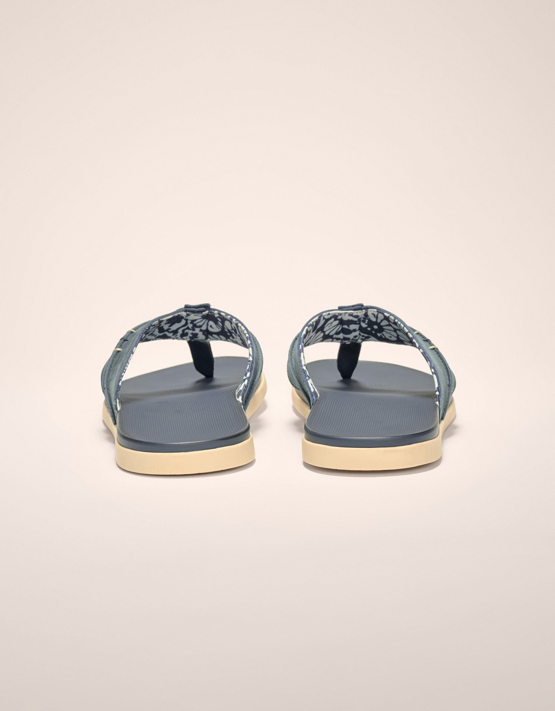 Johnnie-O Starboard Leather Sandal, Navy