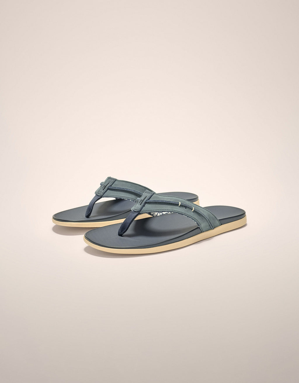 Johnnie-O Starboard Leather Sandal, Navy