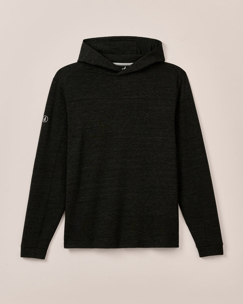 Johnnie-O Remmy Midweight Performance Hoodie, Heather Black