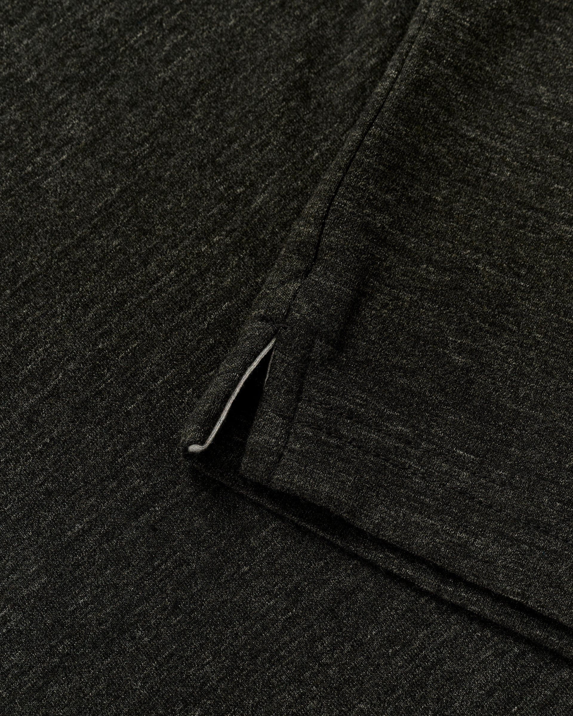 Johnnie-O Remmy Midweight Performance Hoodie, Heather Black