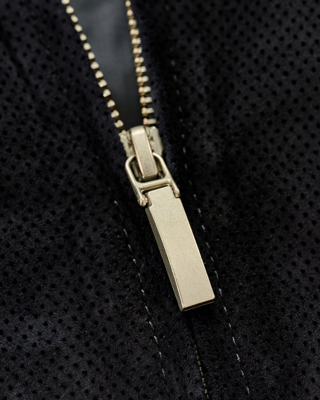 Johnnie-O Agnelli Suede Mixed Media Jacket, Navy