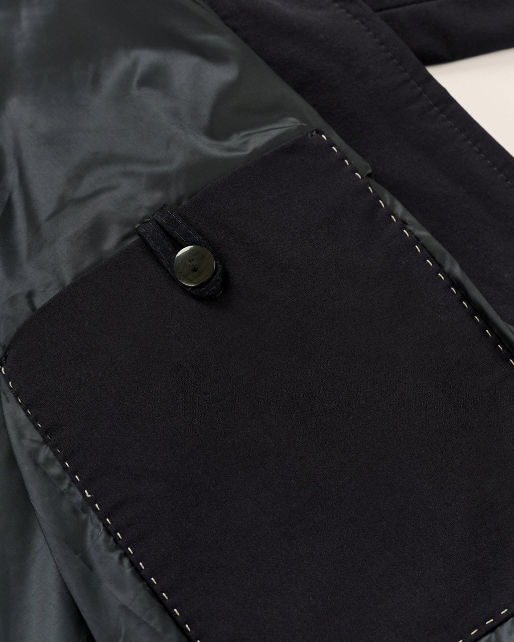 Johnnie-O Agnelli Suede Mixed Media Jacket, Navy