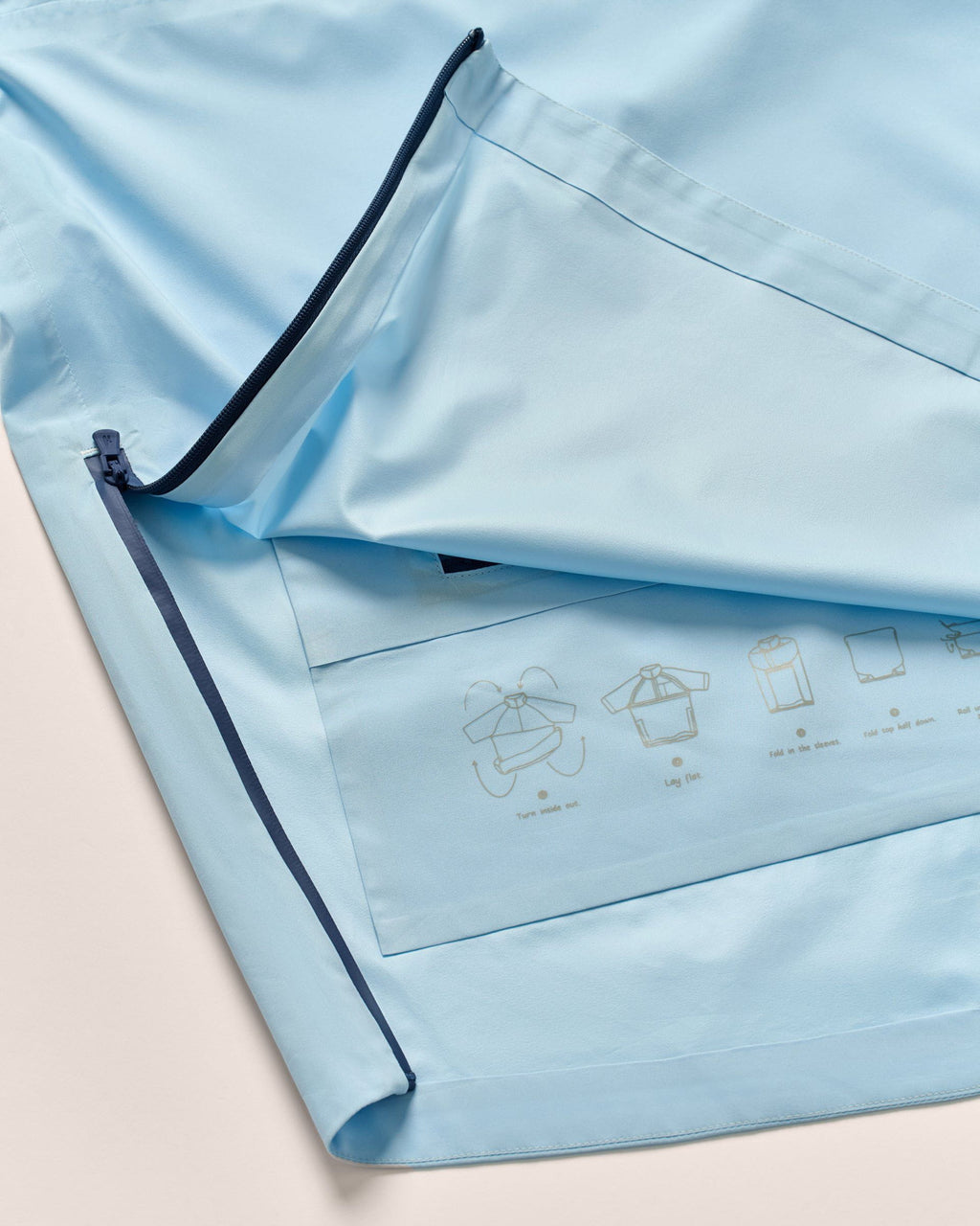 Johnnie-O Stealth Stowable Short Sleeve Rain Jacket