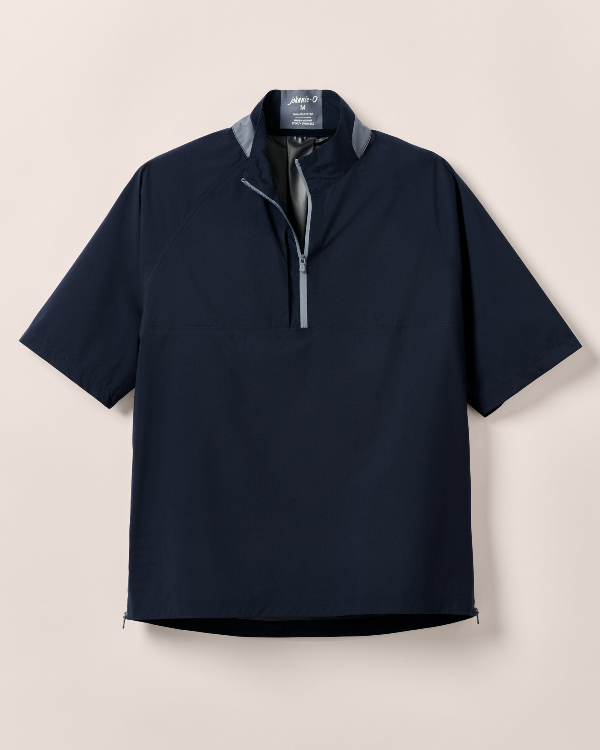 Johnnie-O Stealth Stowable Short Sleeve Rain Jacket