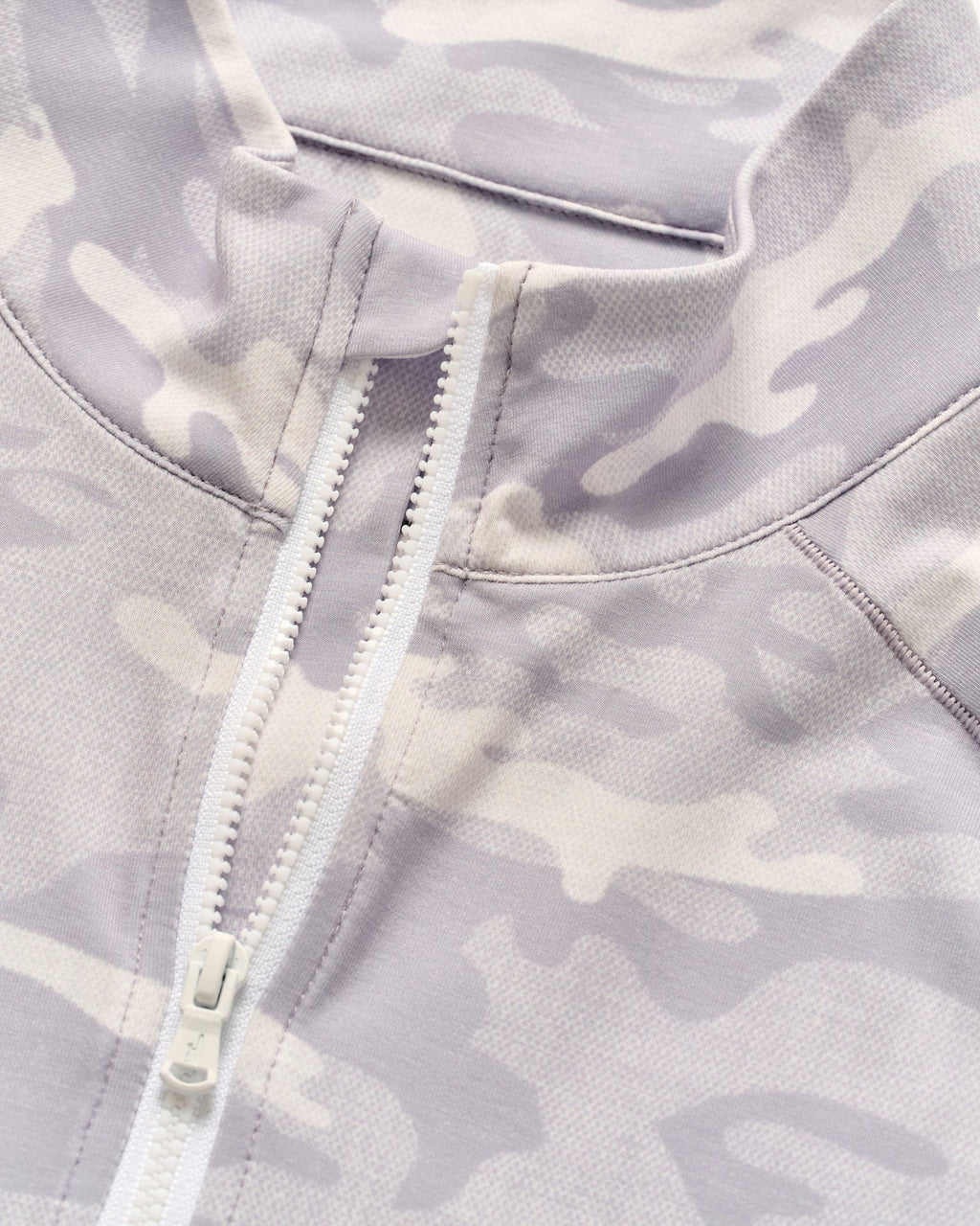 Johnnie-O Patton Performance Camo 1/4 Zip Pullover, White