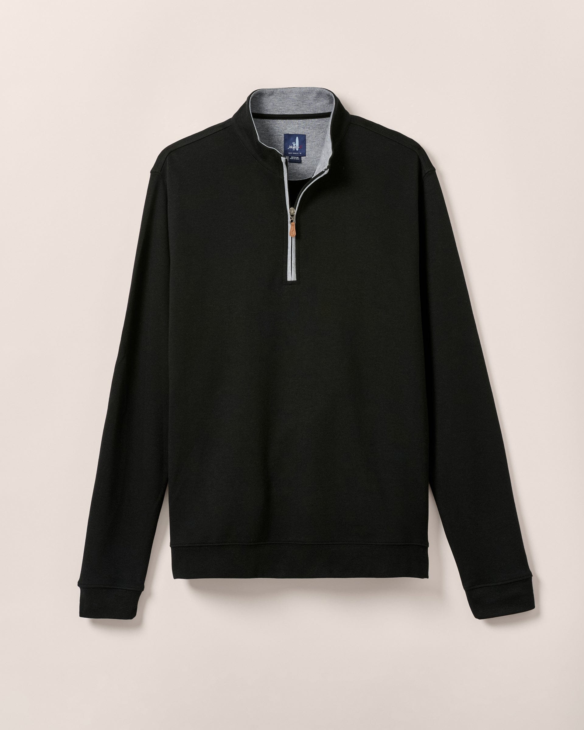 Johnnie-O Sully 1/4 Zip Pullover, Black