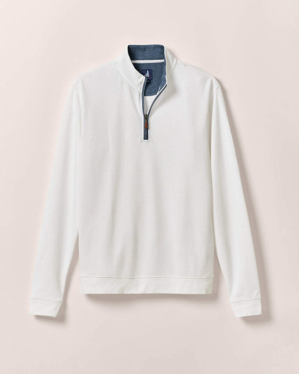 Johnnie-O Sully 1/4 Zip Pullover, White