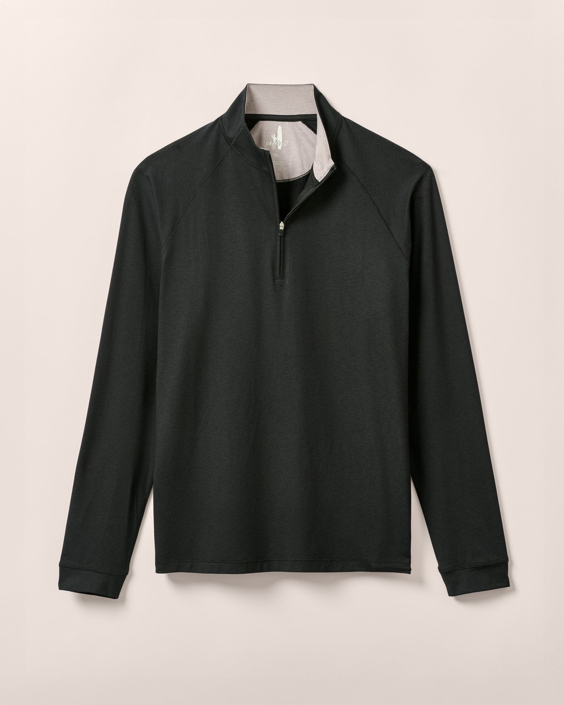 Johnnie-O Freeborne Performance 1/4 Zip Pullover, Black