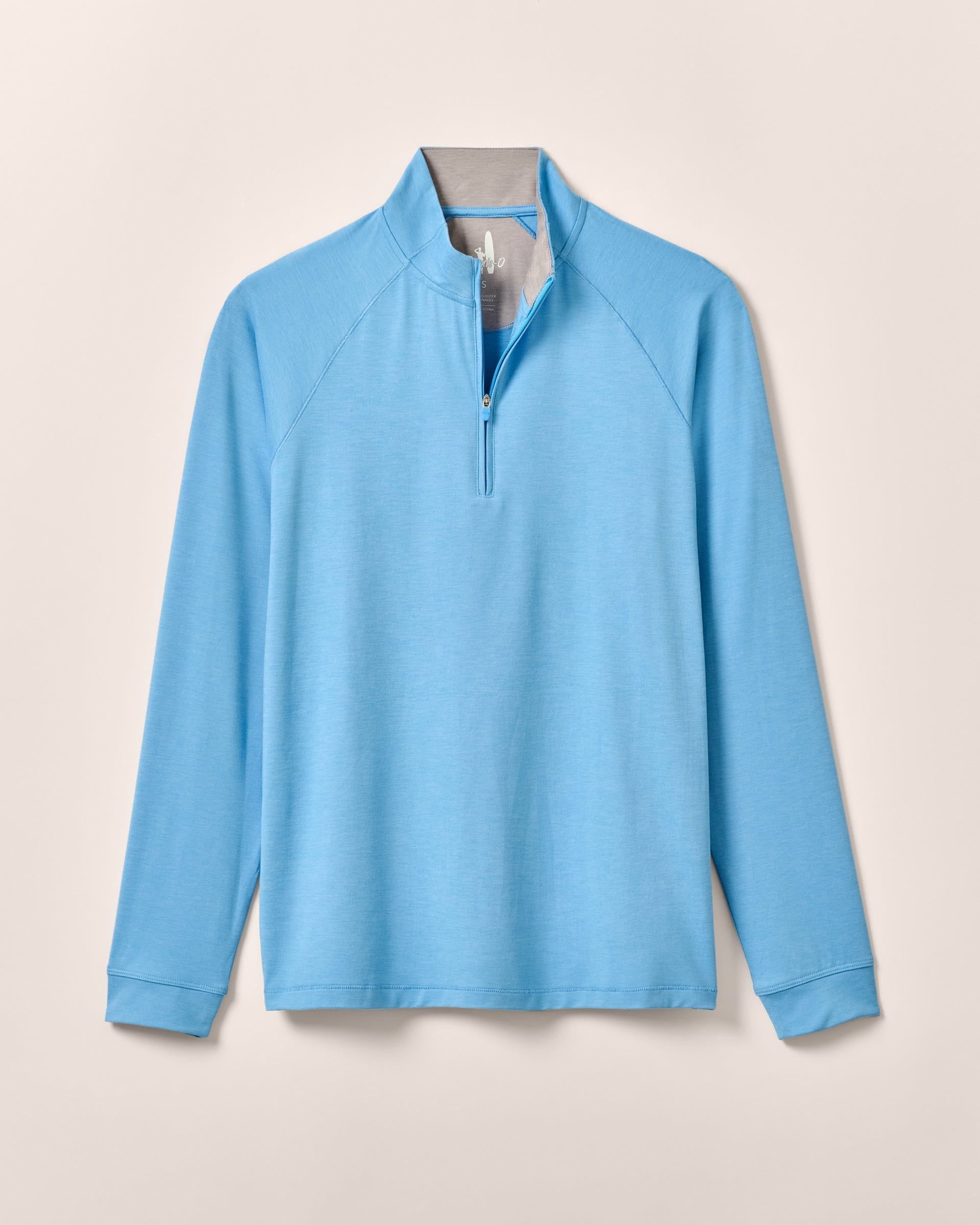 Johnnie-O Freeborne Performance 1/4 Zip Pullover, Maliblu