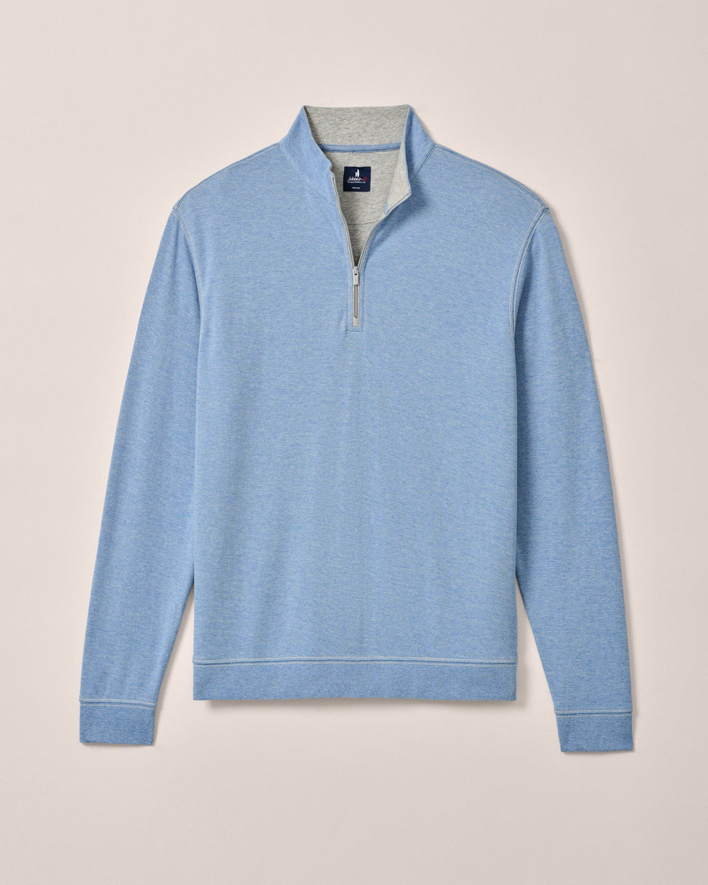 Johnnie-O Hanks Lightweight Textured 1/4 Zip Pullover, Lapis