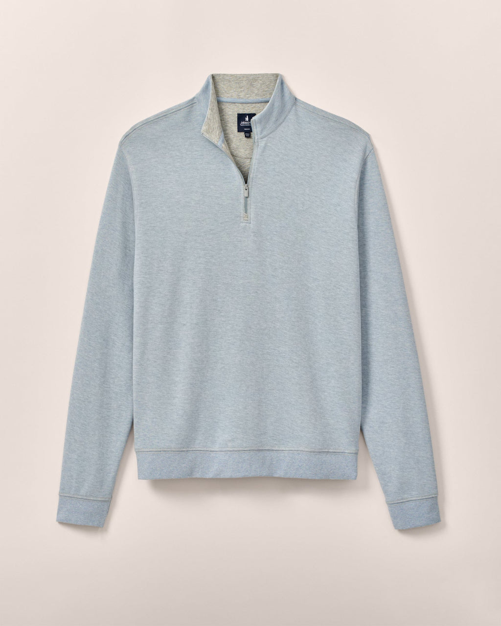 Johnnie-O Hanks Lightweight Textured 1/4 Zip Pullover, Maliblu