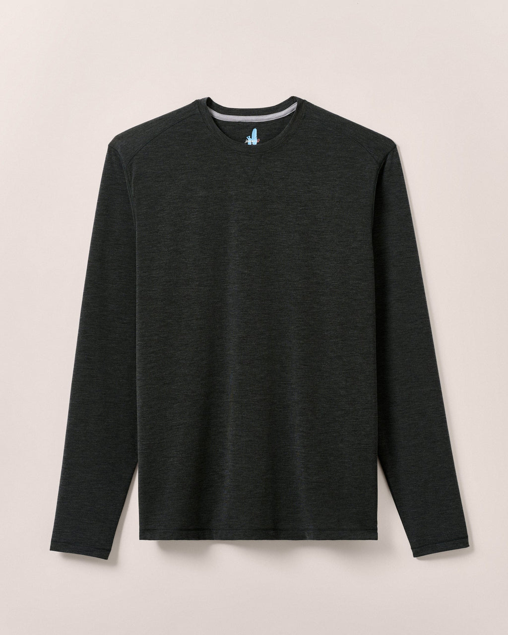 Johnnie-O The Course Performance T-Shirt - Long Sleeve, Heather Black