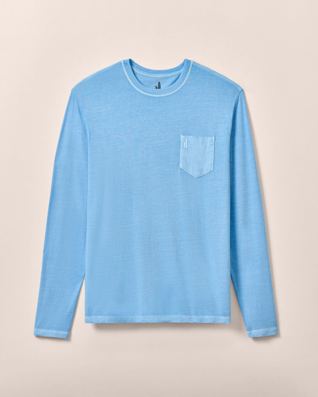 Johnnie-O Brennan Long Sleeve Cotton Blend T-Shirt, Maliblu