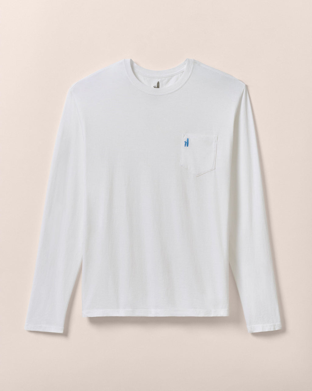 Johnnie-O Brennan Long Sleeve Cotton Blend T-Shirt, White