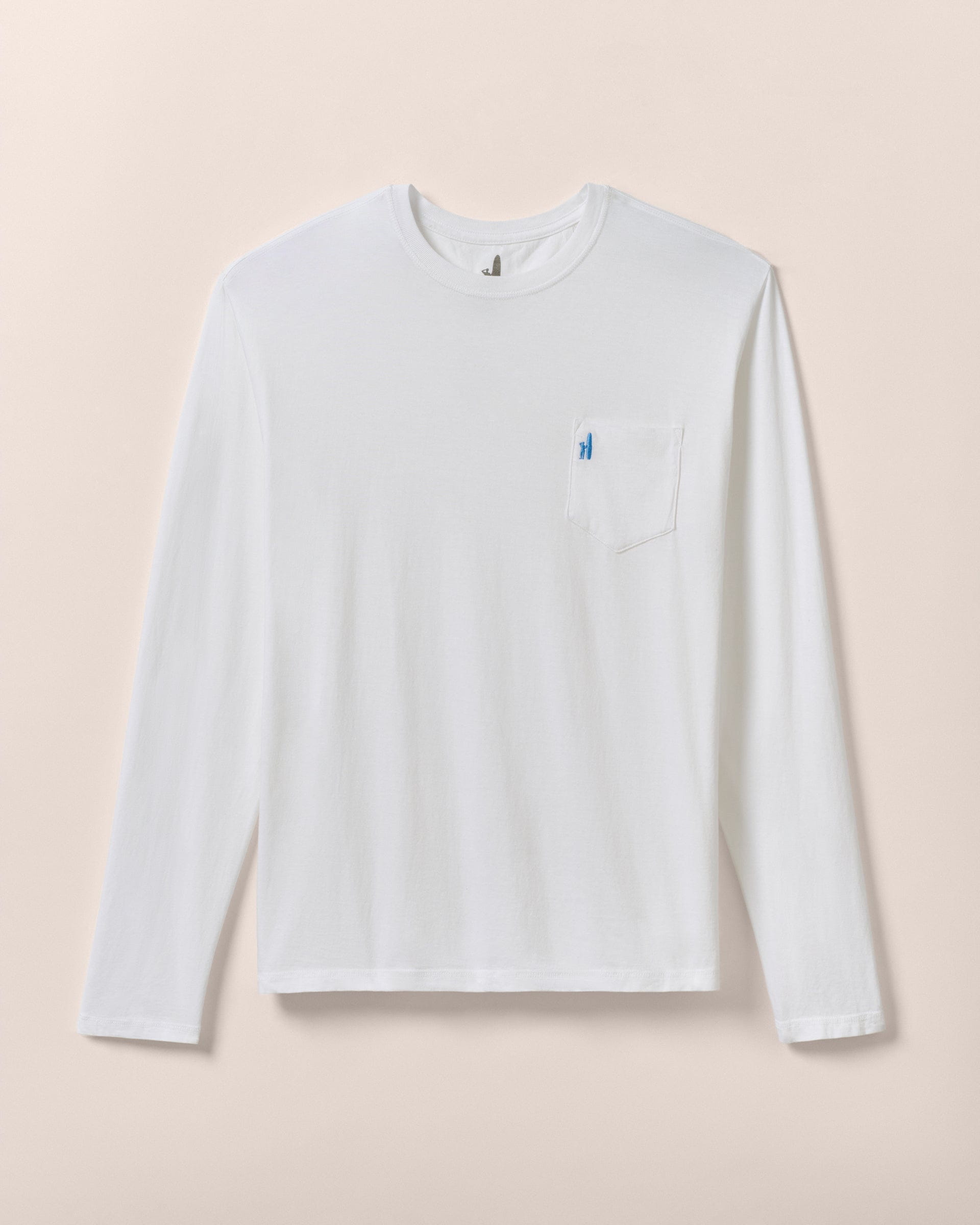 Johnnie-O Brennan Long Sleeve Cotton Blend T-Shirt, White