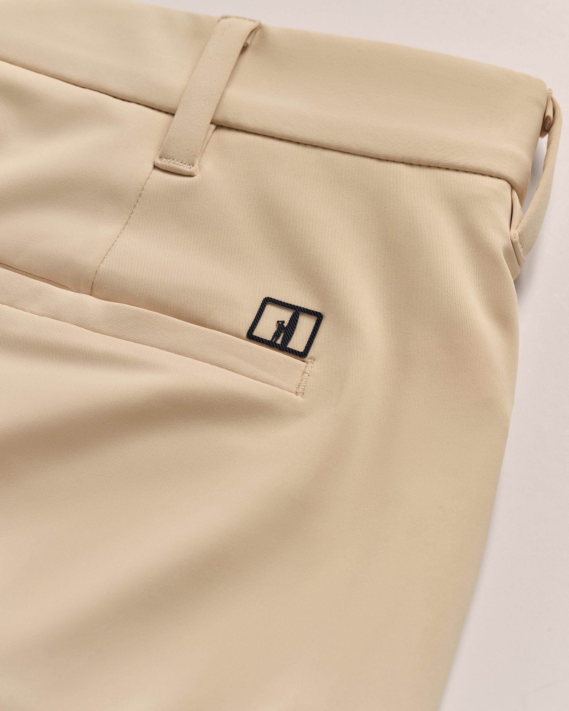 Johnnie-O Momentum Stretch Knit Performance Pant, Stone